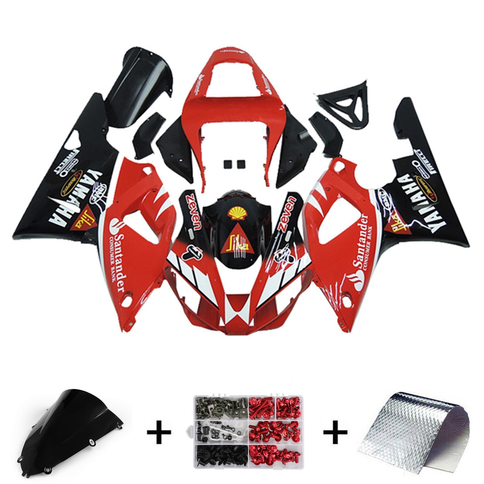 Yamaha YZF 1000 R1 1998-1999 Kit Carenado Carrocería Plástico ABS