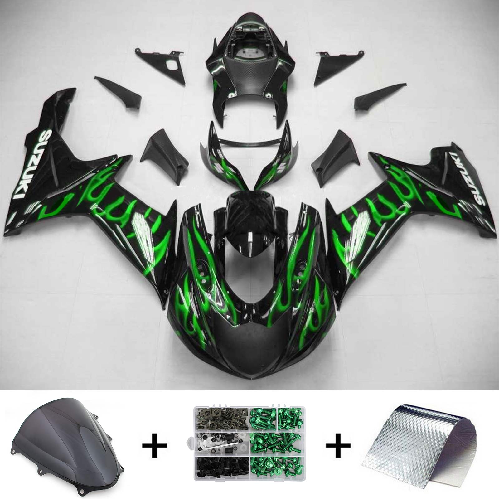 Suzuki GSXR 600/750 2011-2024 K11 Fairing Kit Bodywork Plastic ABS