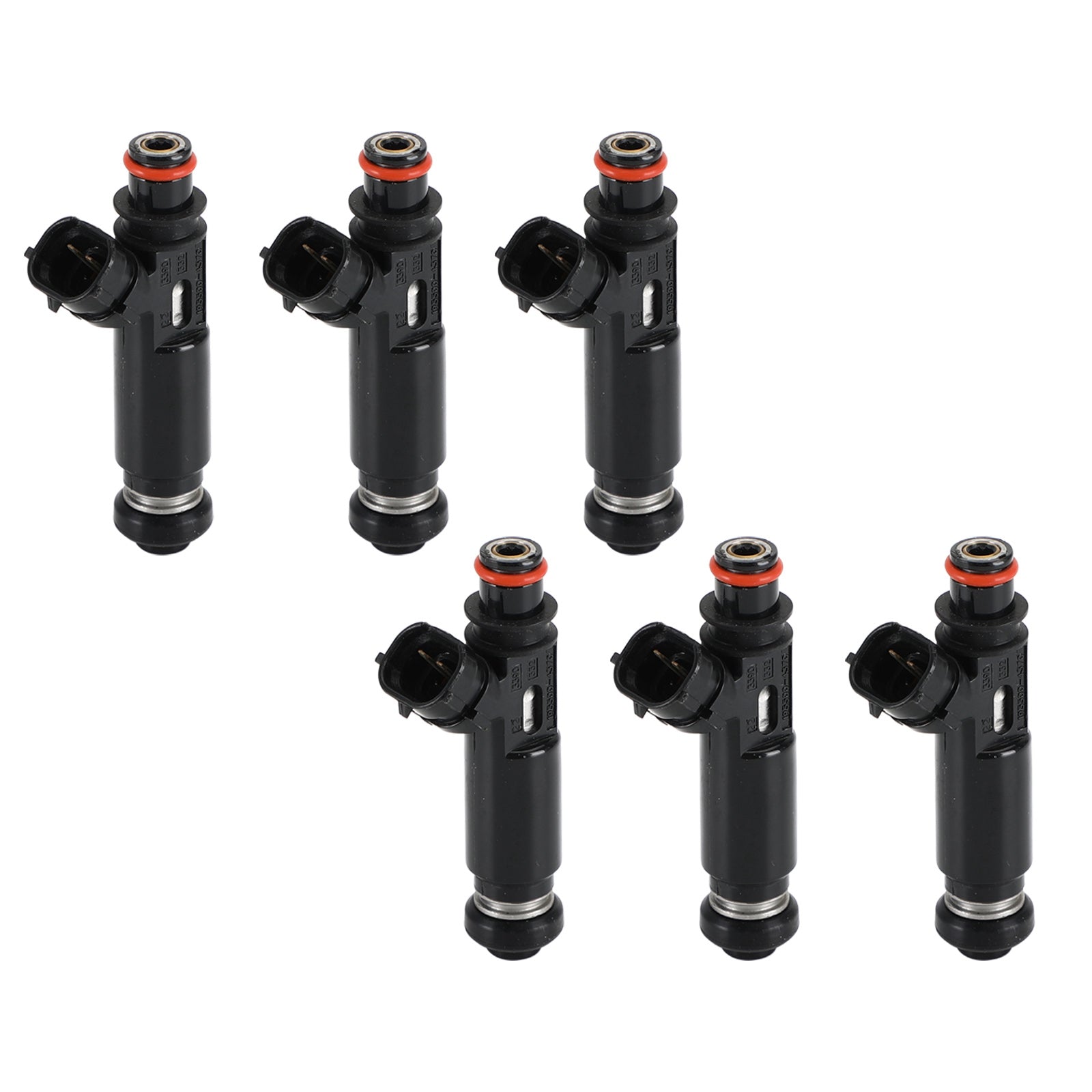 6PCS Fuel Injectors 195500-4370 fit Mitsubishi Montero Pajero 3.8L V6 2003-2006 Generic