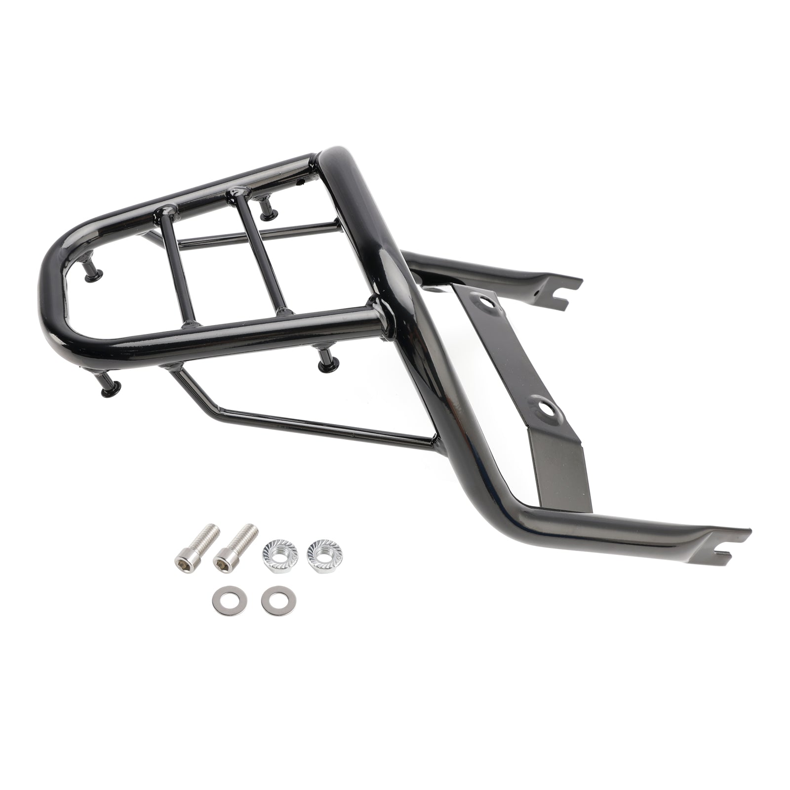 REAR RACK TUBE TYPE CARRIER - BLACK FOR HONDA MONKEY 125 Z125 2018 - 2024