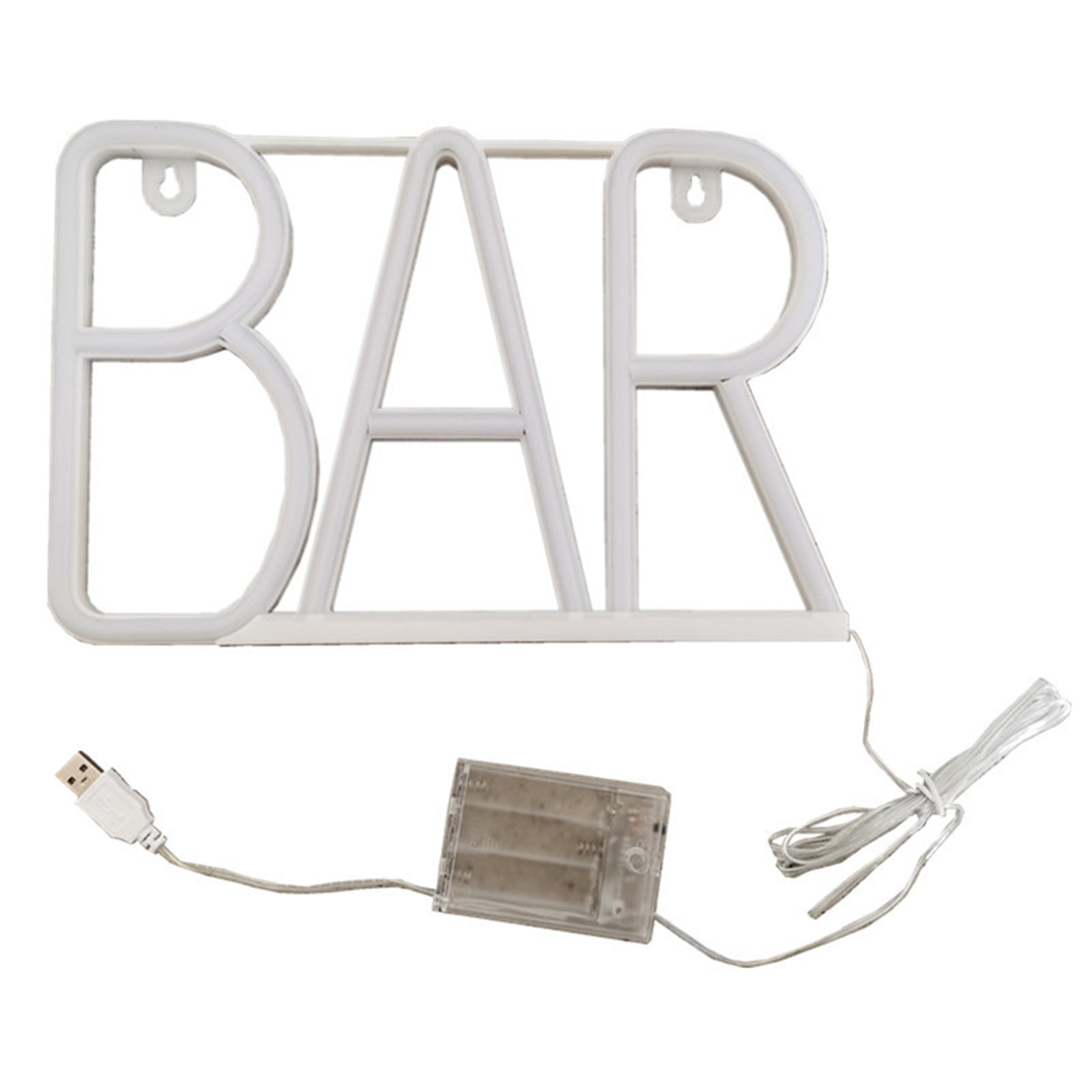 BAR LED Letrero de neón Luces Lámpara de luz de noche junto a la cama Habitación para niños Alimentada por USB