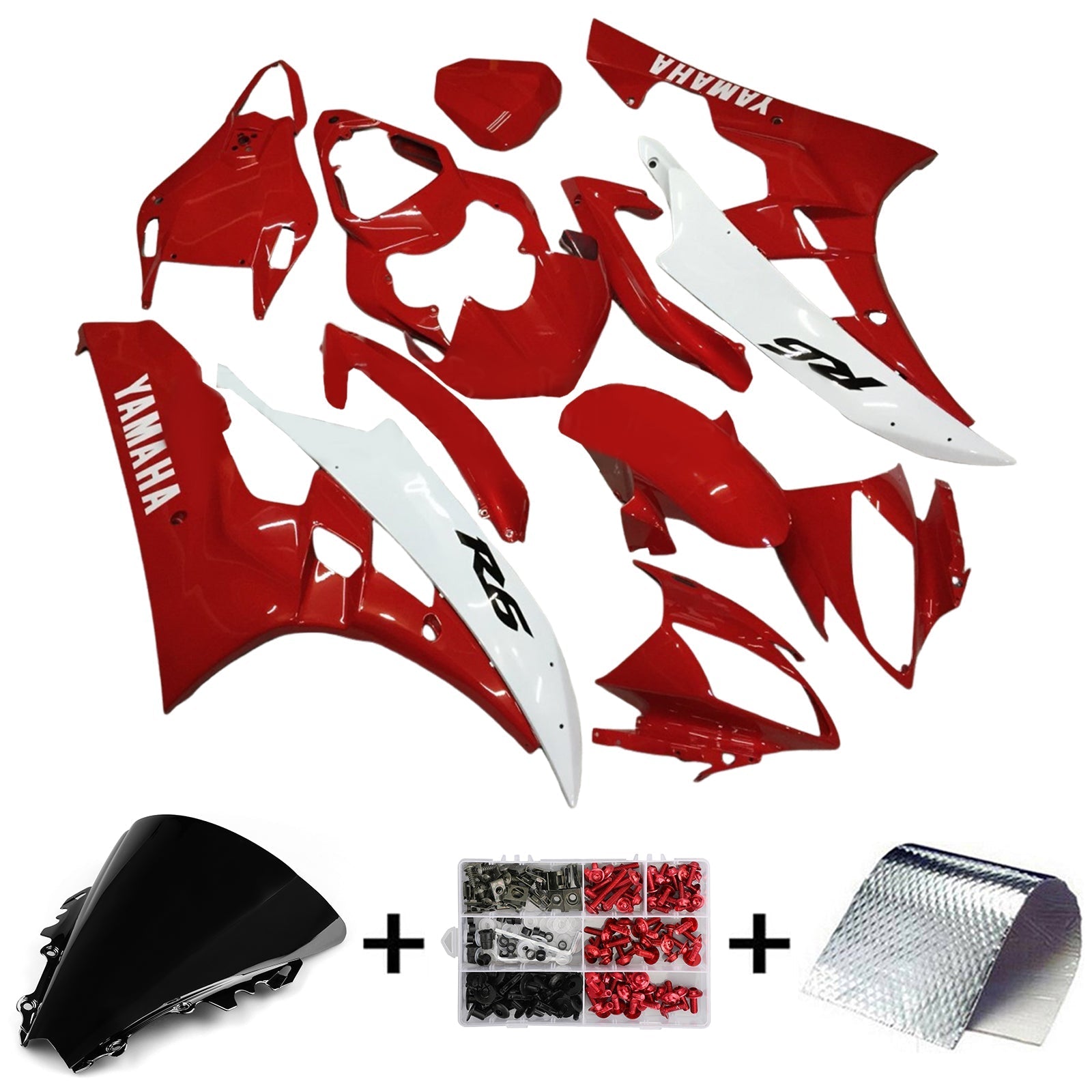 Yamaha YZF 600 R6 2006-2007 Kit Carenado Carrocería Plástico ABS