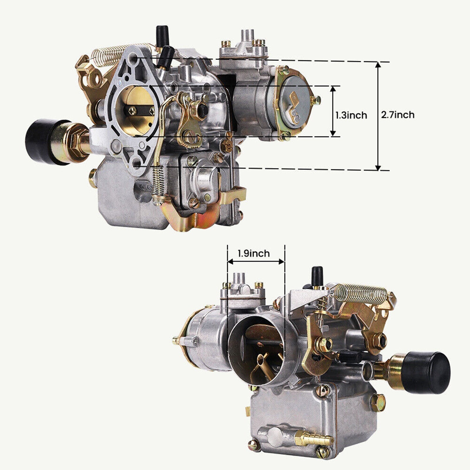 1973-1974 Volkswagen Thing 34 Pict-3 Carburetor 113129031K