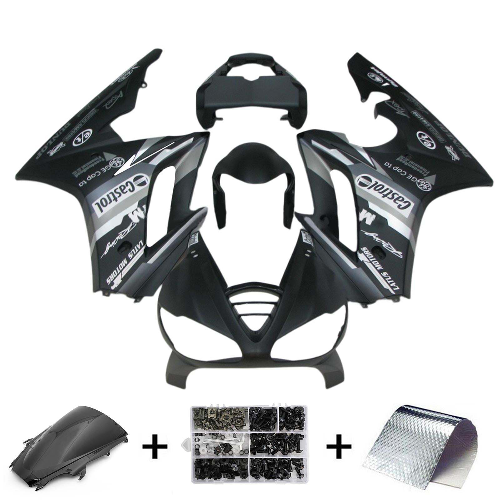 Amotopart Triumph Daytona 675 2009-2012 Fairing Kit Bodywork Plastic ABS