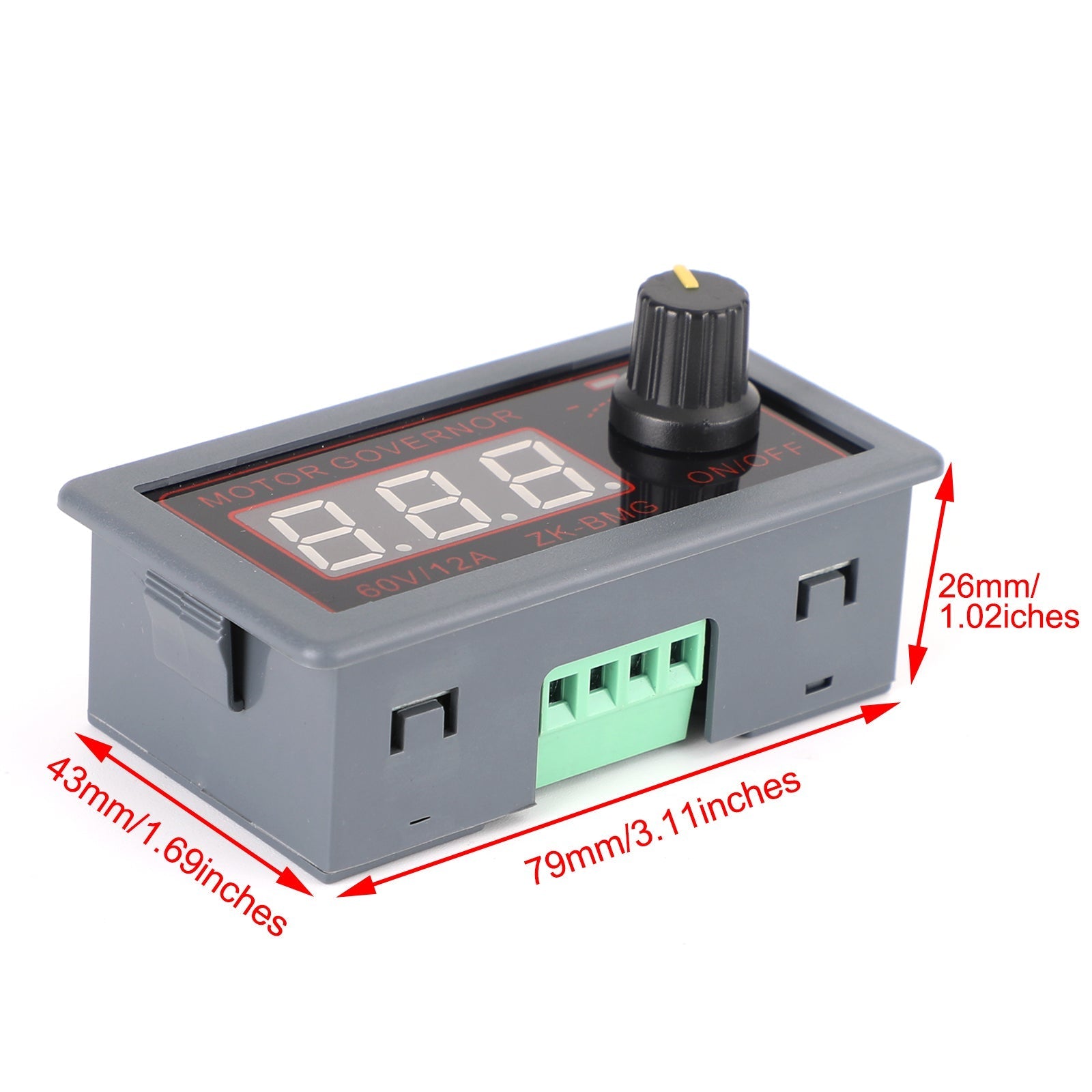 Motor Speed Controller Pwm DC 12V 24V 60V 500W Adjustable Speed Regulator