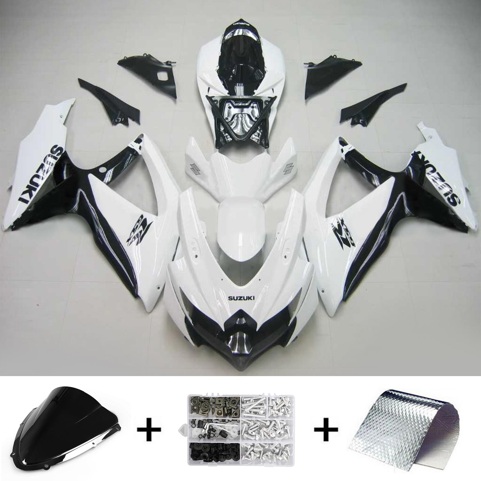 Suzuki GSXR 600/750 2008-2010 Kit Carenado Carrocería Plástico ABS K8