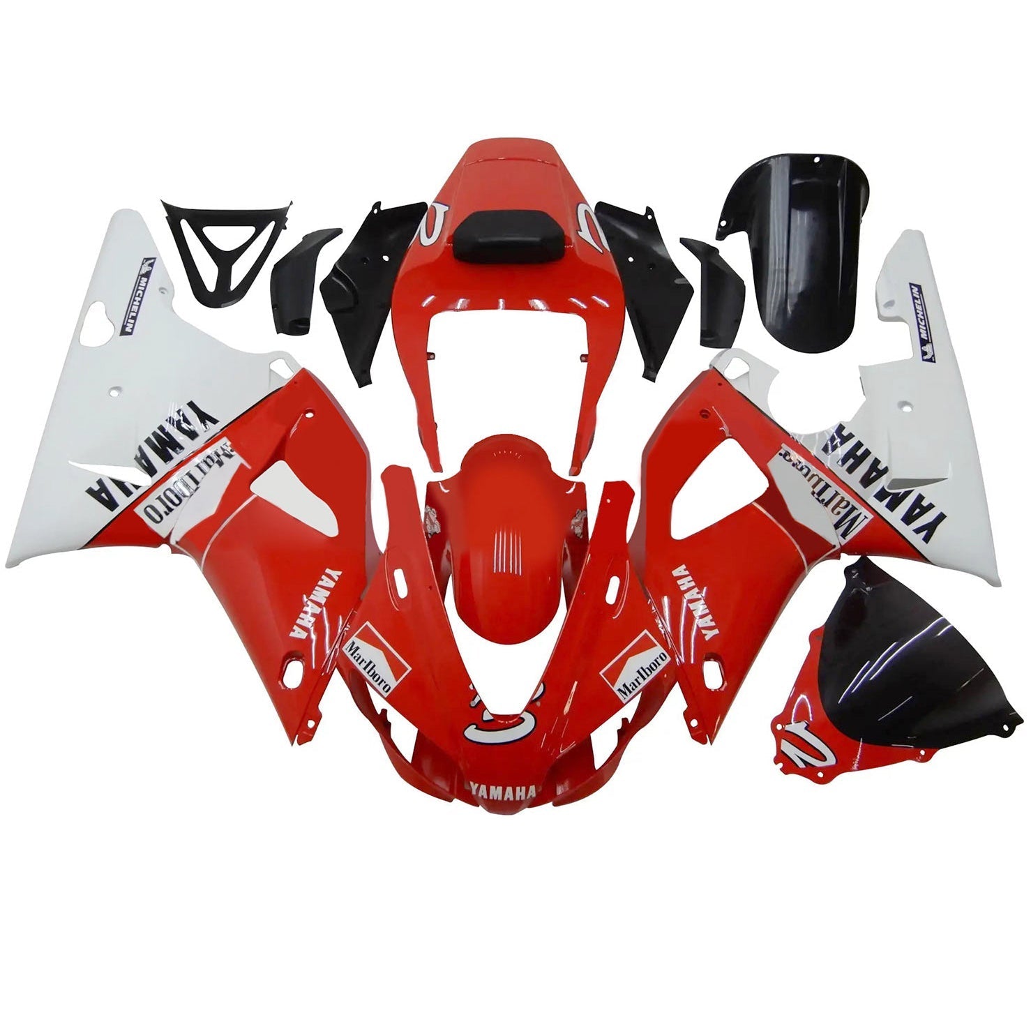 Yamaha YZF-R1 1998-1999 Fairing Kit Bodywork Plastic ABS