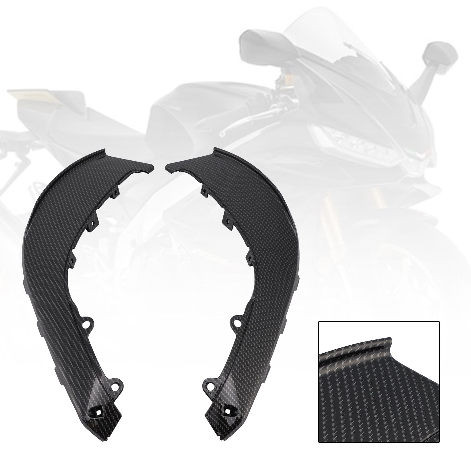2021-2024 Aprilia RSV4 Upper Fairing Infills Side Panels Cowling Frame