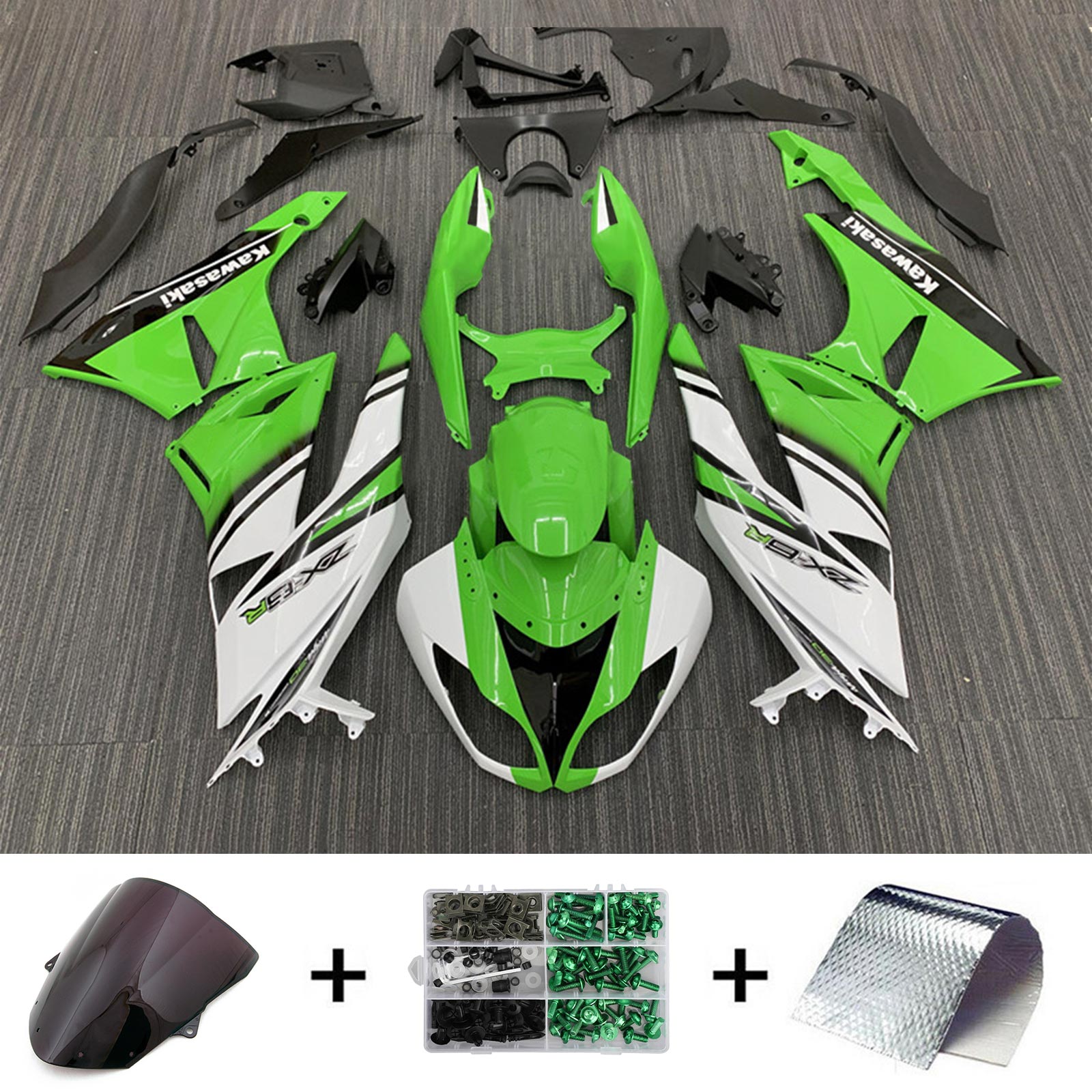 Kawasaki ZX6R 636 2009-2012 Kit Carenado Carrocería Plástico ABS