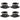 4 Intake Insulator Set w/Clamps Fit for Suzuki GS 550 E T 80-81 GS 650 E G 81-83