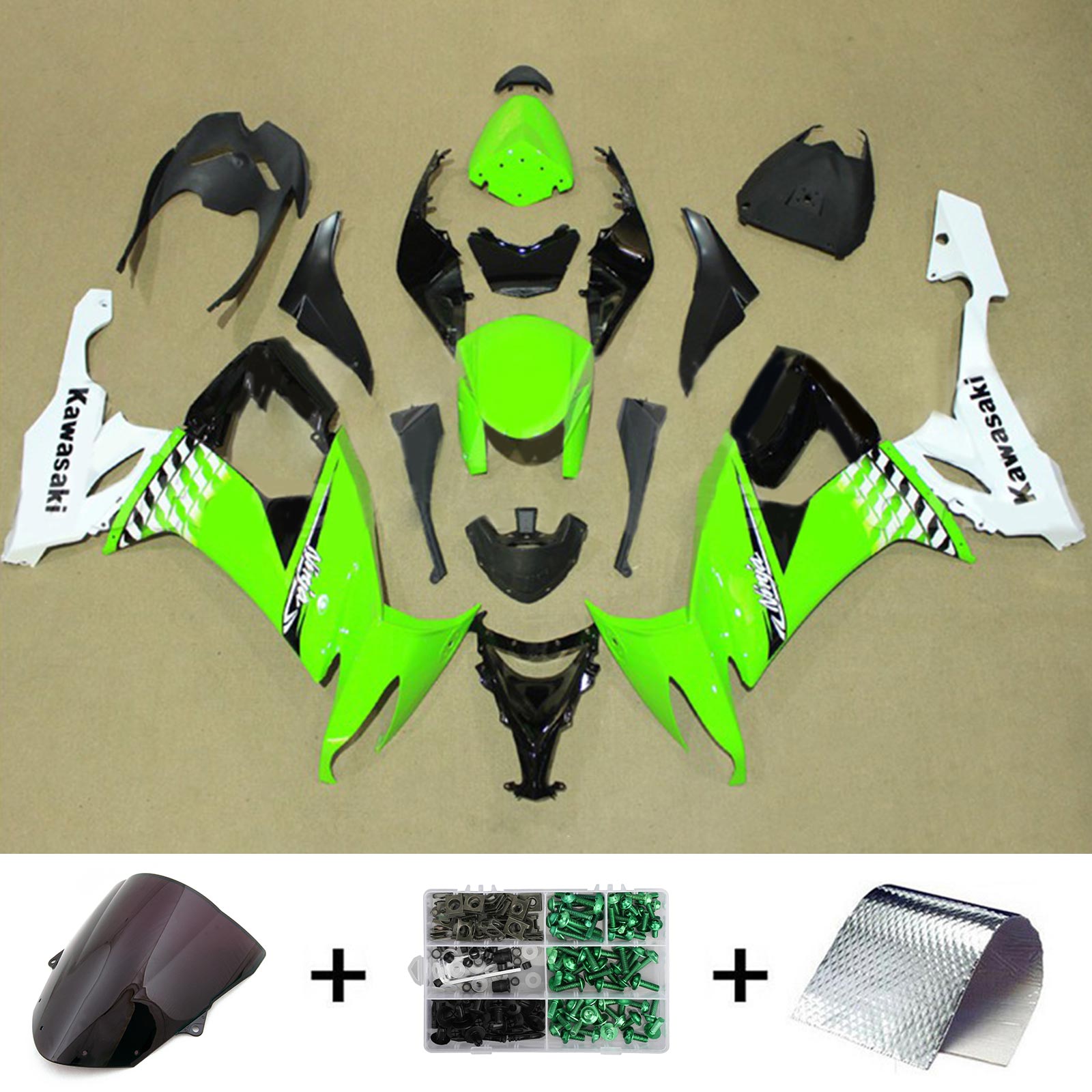 Kit Carenado Kawasaki ZX10R 2008-2010 Carrocería Plástico ABS