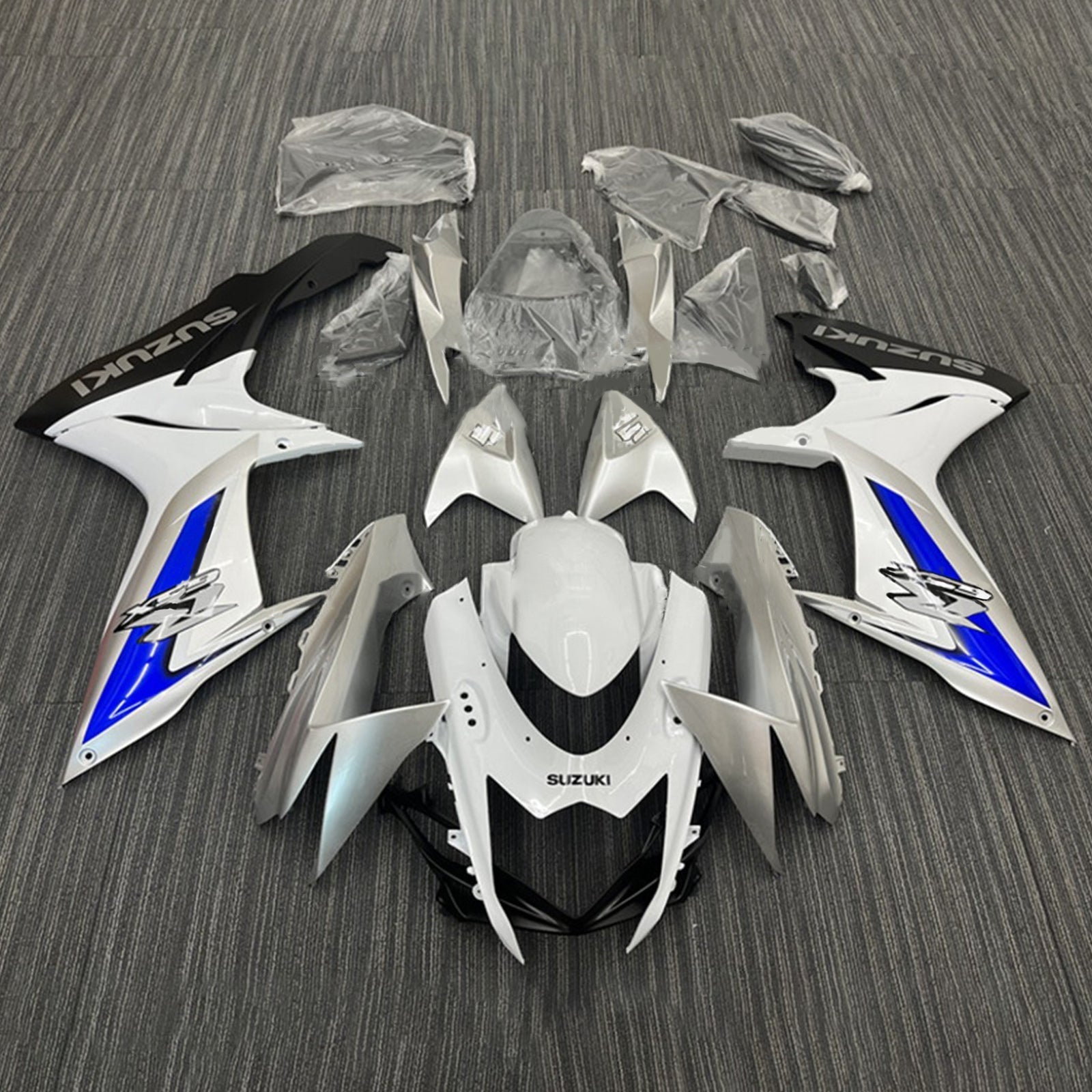 Amotopart Suzuki GSXR 600/750 2011-2024 K11 Fairing Kit Bodywork Plastic ABS