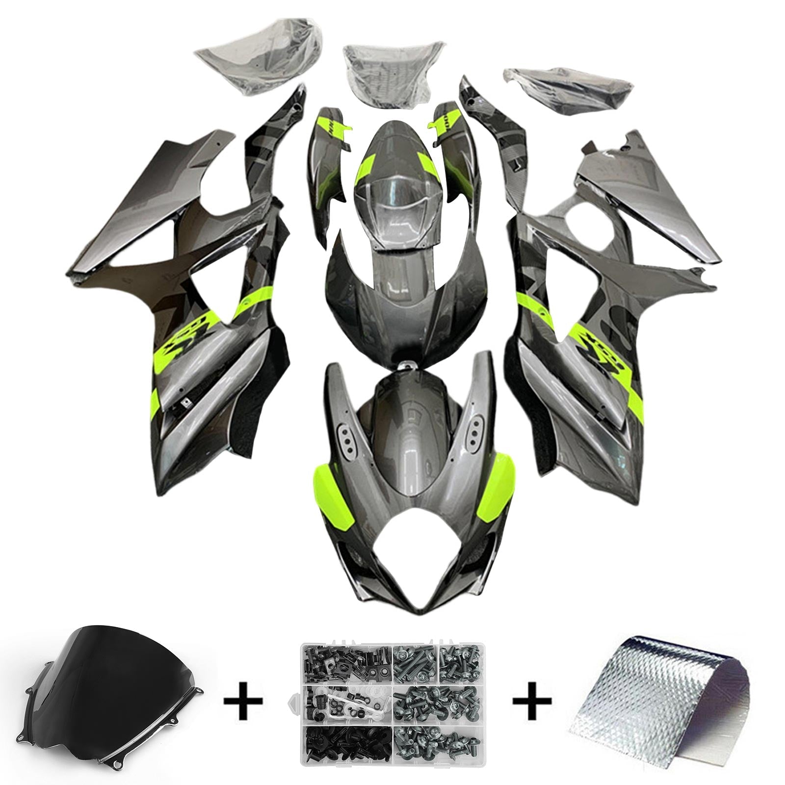 Suzuki GSXR1000 2007-2008 K7 Fairing Kit Bodywork Plastic ABS