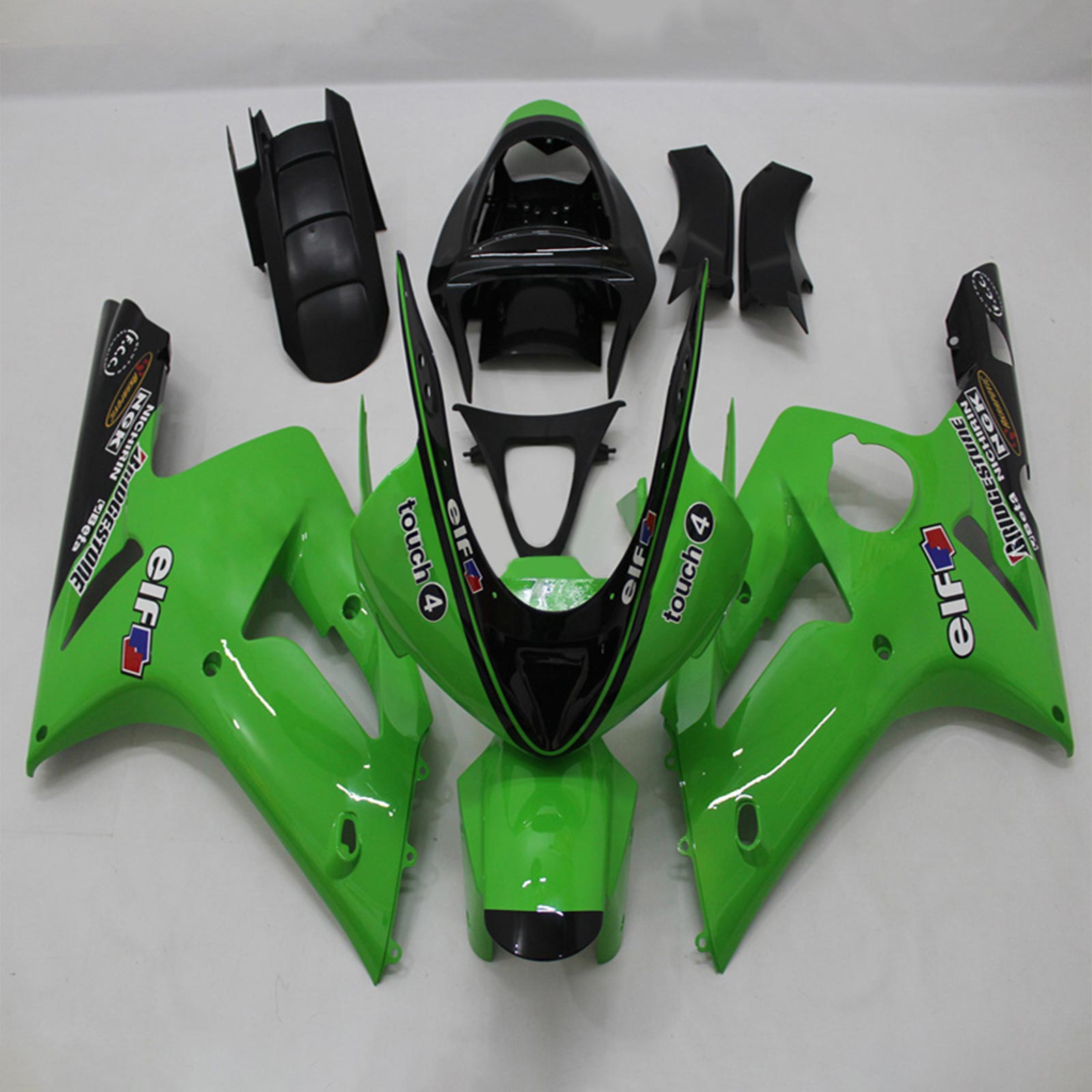 Kawasaki ZX6R 636 2003-2004 Kit Carenado Carrocería Plástico ABS