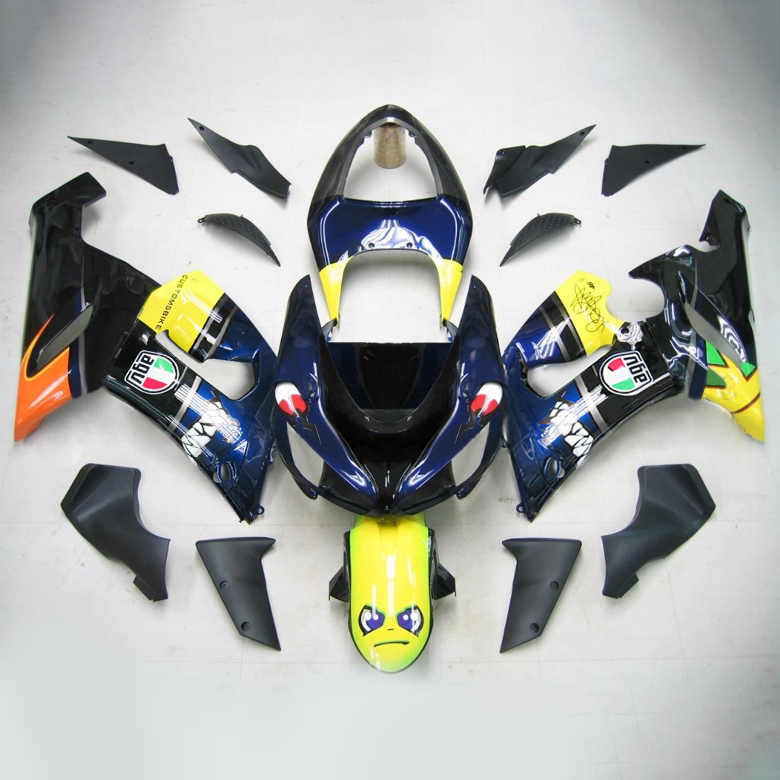 Fairing Kit For Kawasaki ZX6R 636 2005-2006 Generic