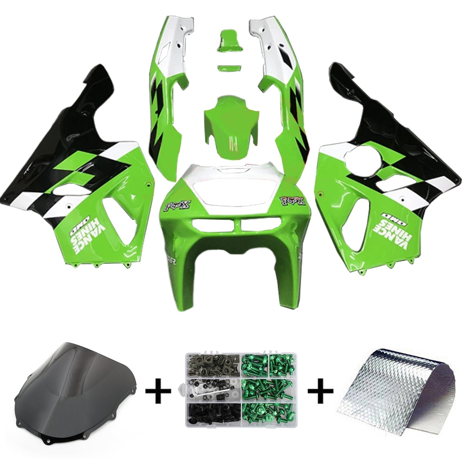 Kawasaki ZX-7R 1996-2003 Fairing Kit Bodywork Plastic ABS