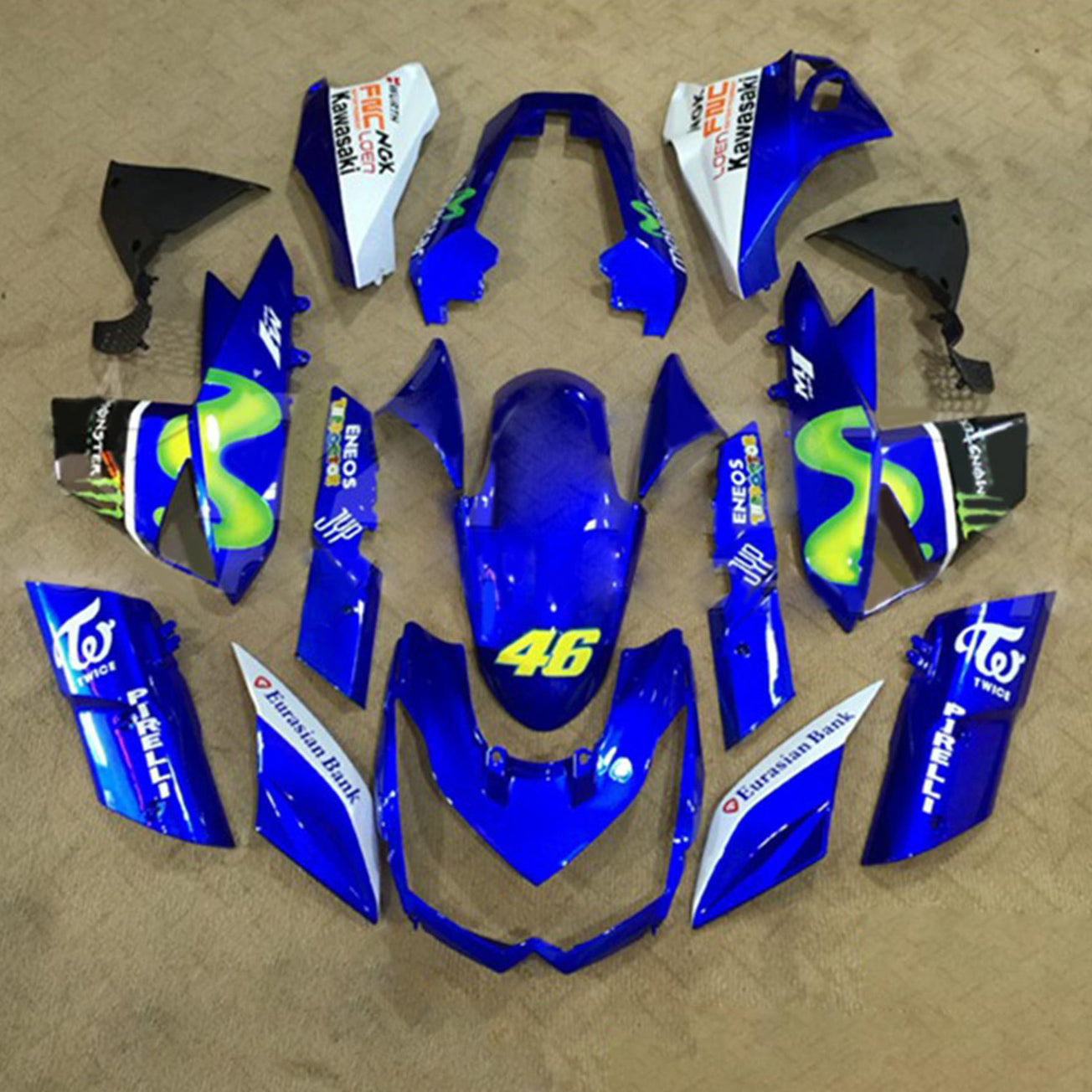 Kit Carenado Kawasaki Z1000 2010-2013 Carrocería Plástico ABS