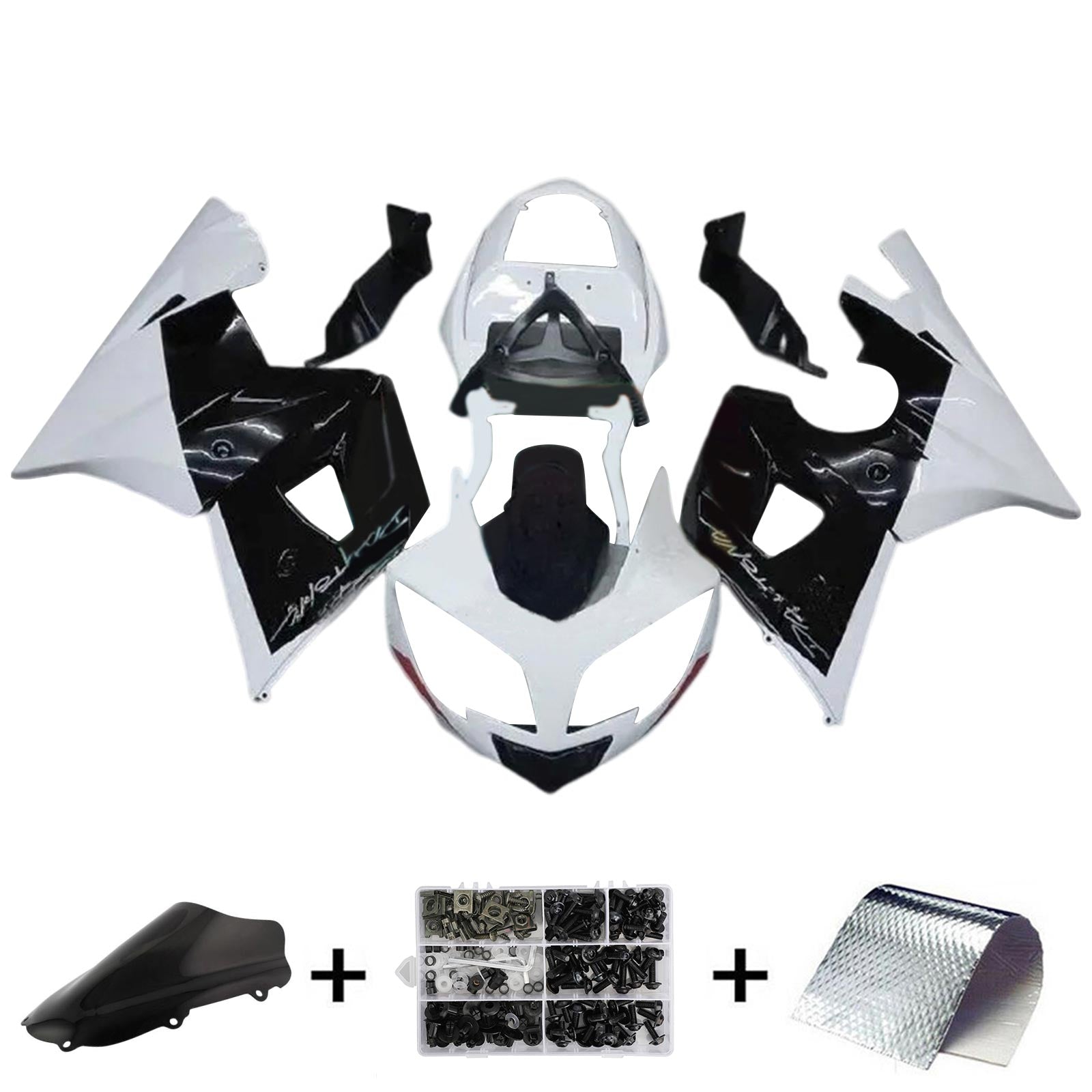 Amotopart Triumph Daytona 600 650 2002-2005 Fairing Kit Bodywork Plastic ABS