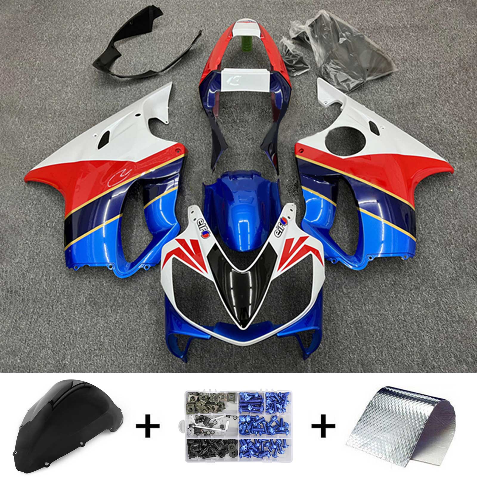 Honda CBR600 F4i 2001-2003 Kit Carenado Carrocería Plástico ABS