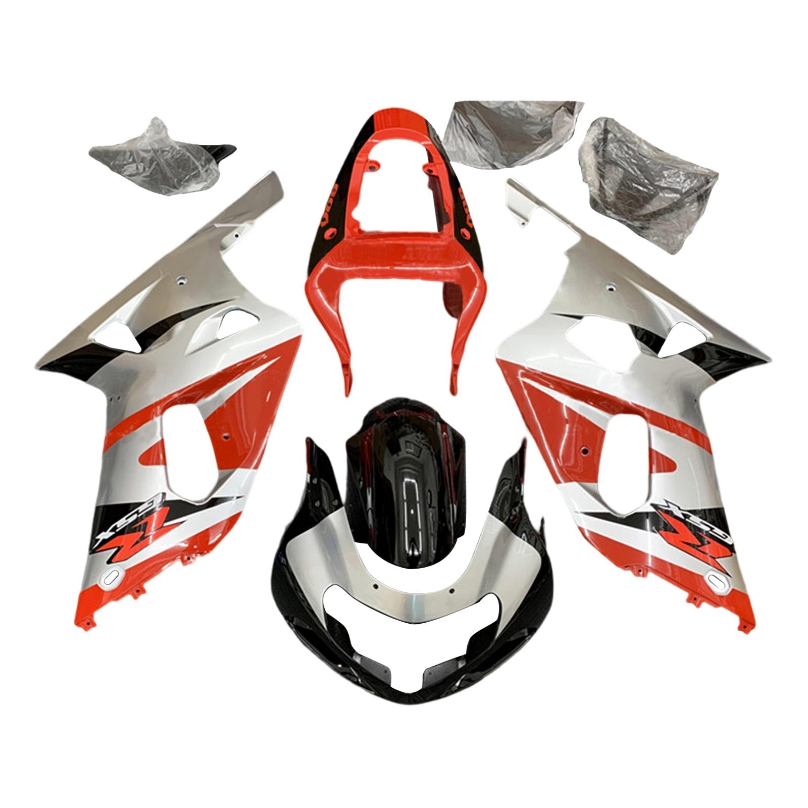 Suzuki GSXR600 GSXR750 2001-2003 K1 Fairing Kit Bodywork Plastic ABS