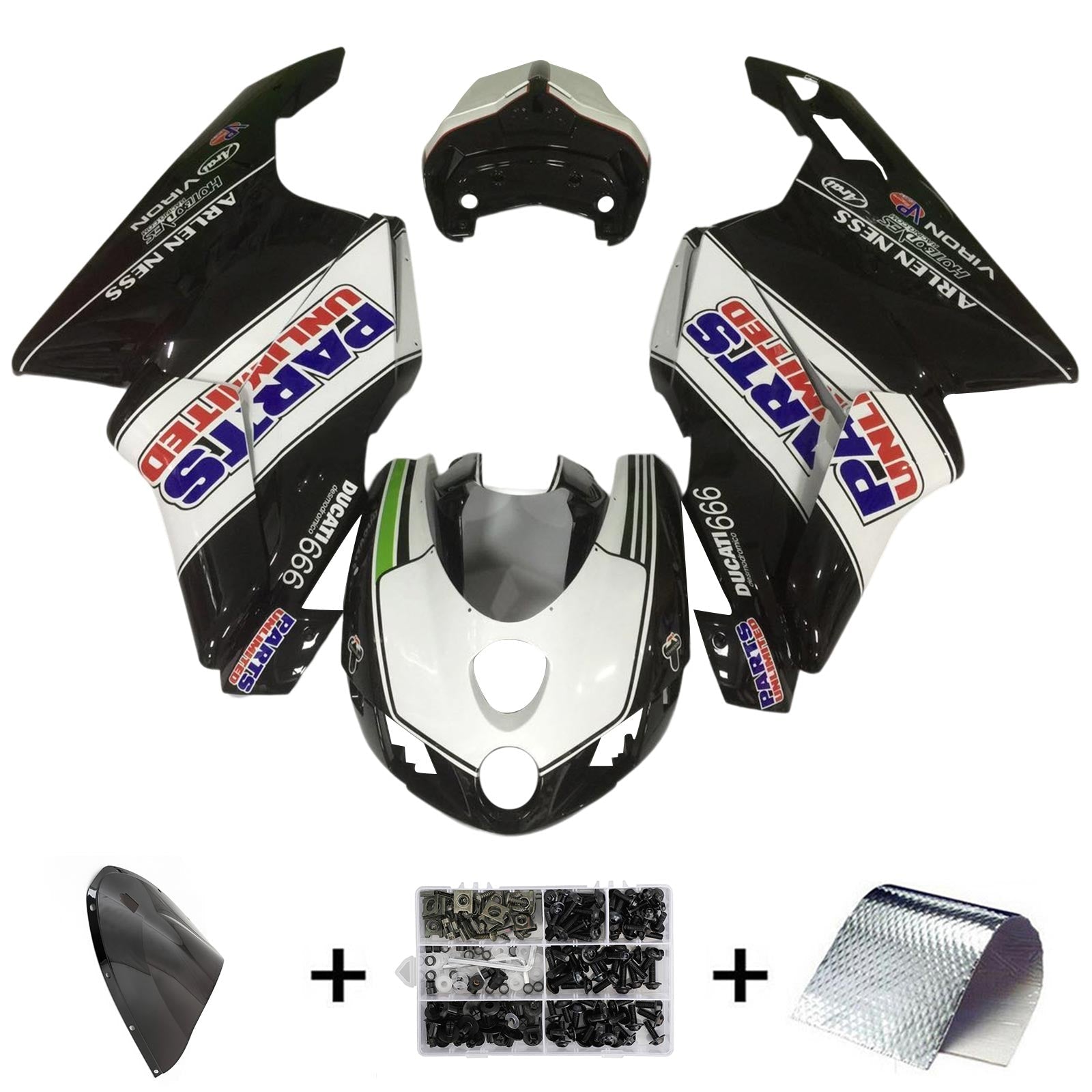 Ducati 999 749 2003 2004 Fairing Kit Bodywork ABS