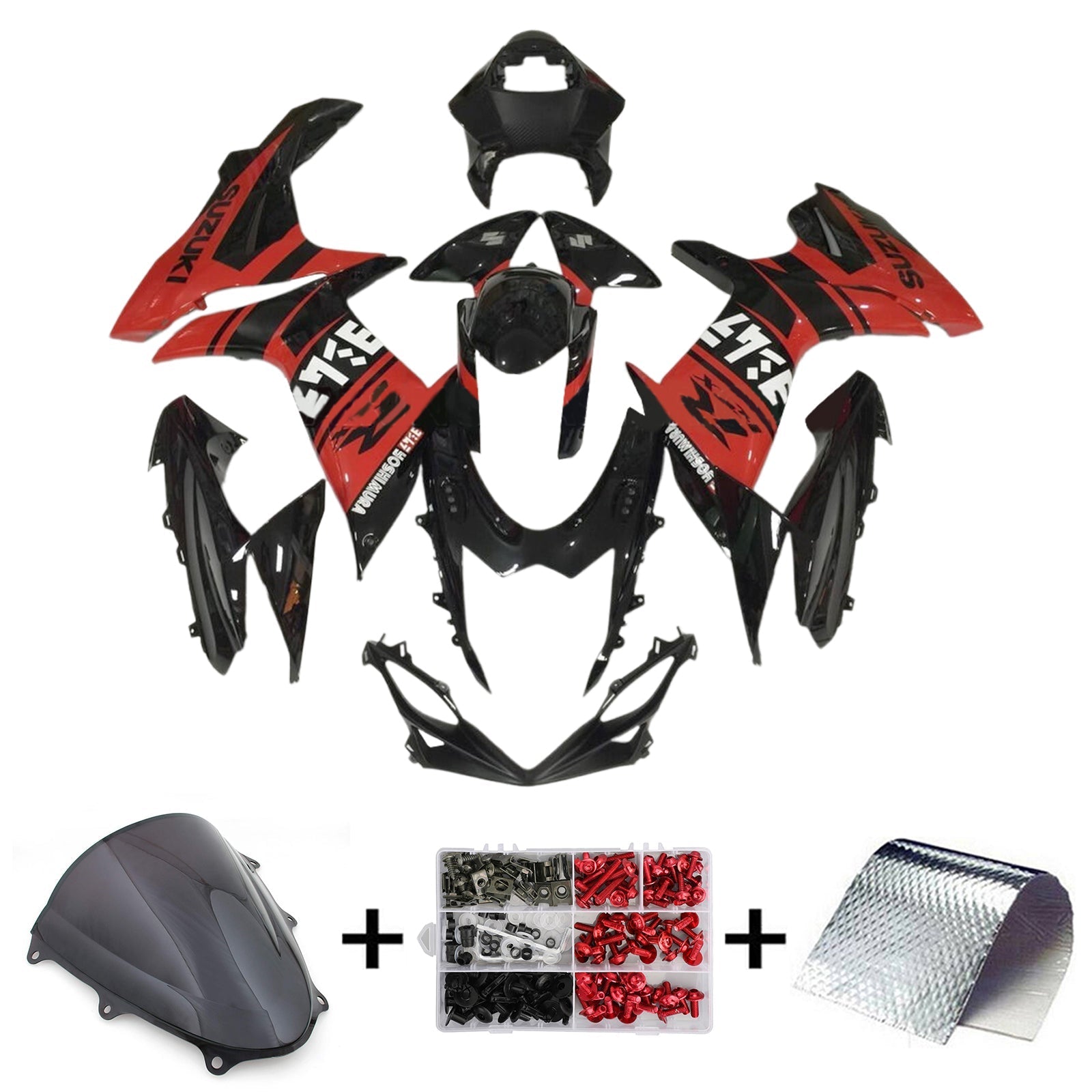 Amotopart Suzuki GSXR 600/750 2011-2024 K11 Fairing Kit Bodywork Plastic ABS