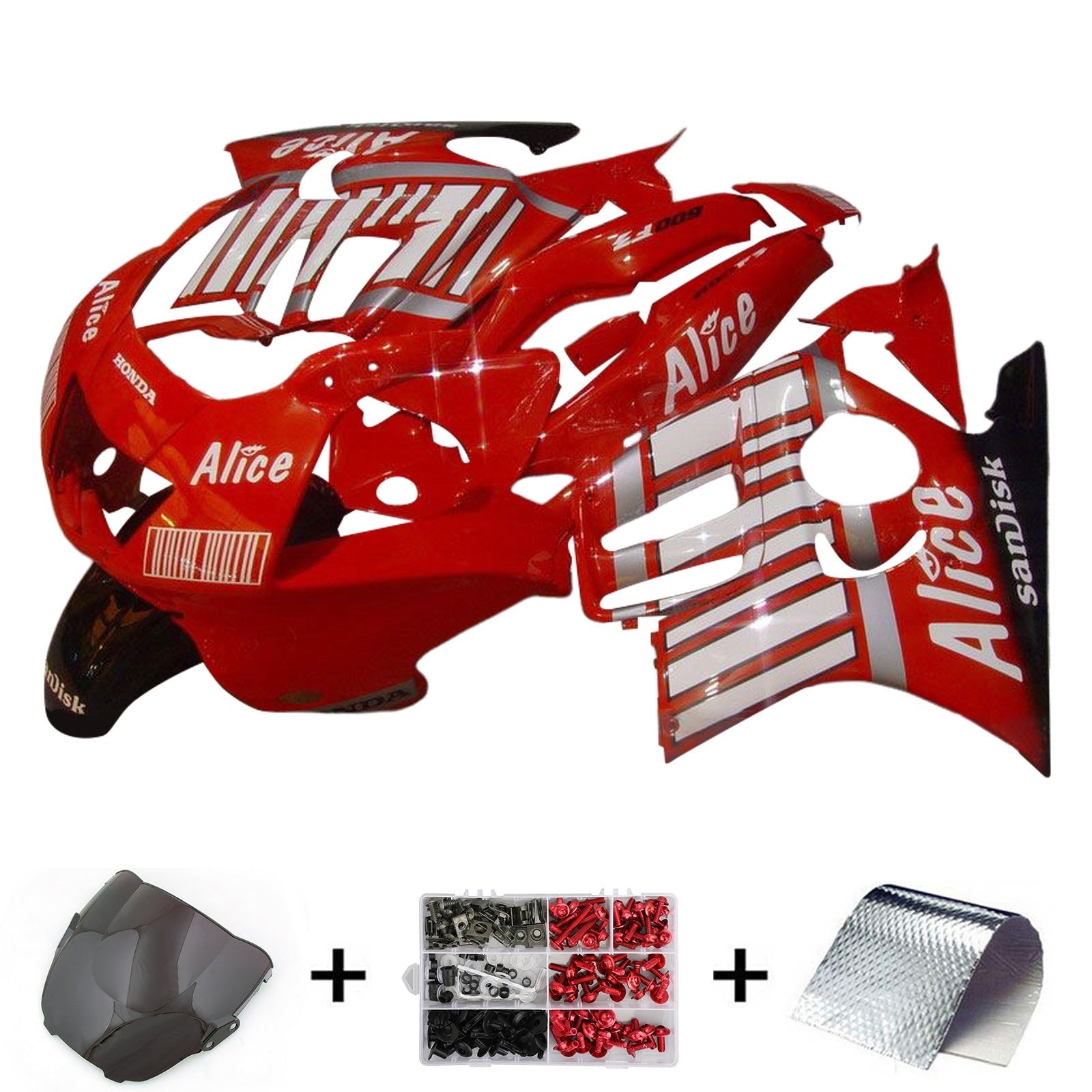 Honda CBR600 F3 1997-1998 Fairing Kit Bodywork Plastic ABS