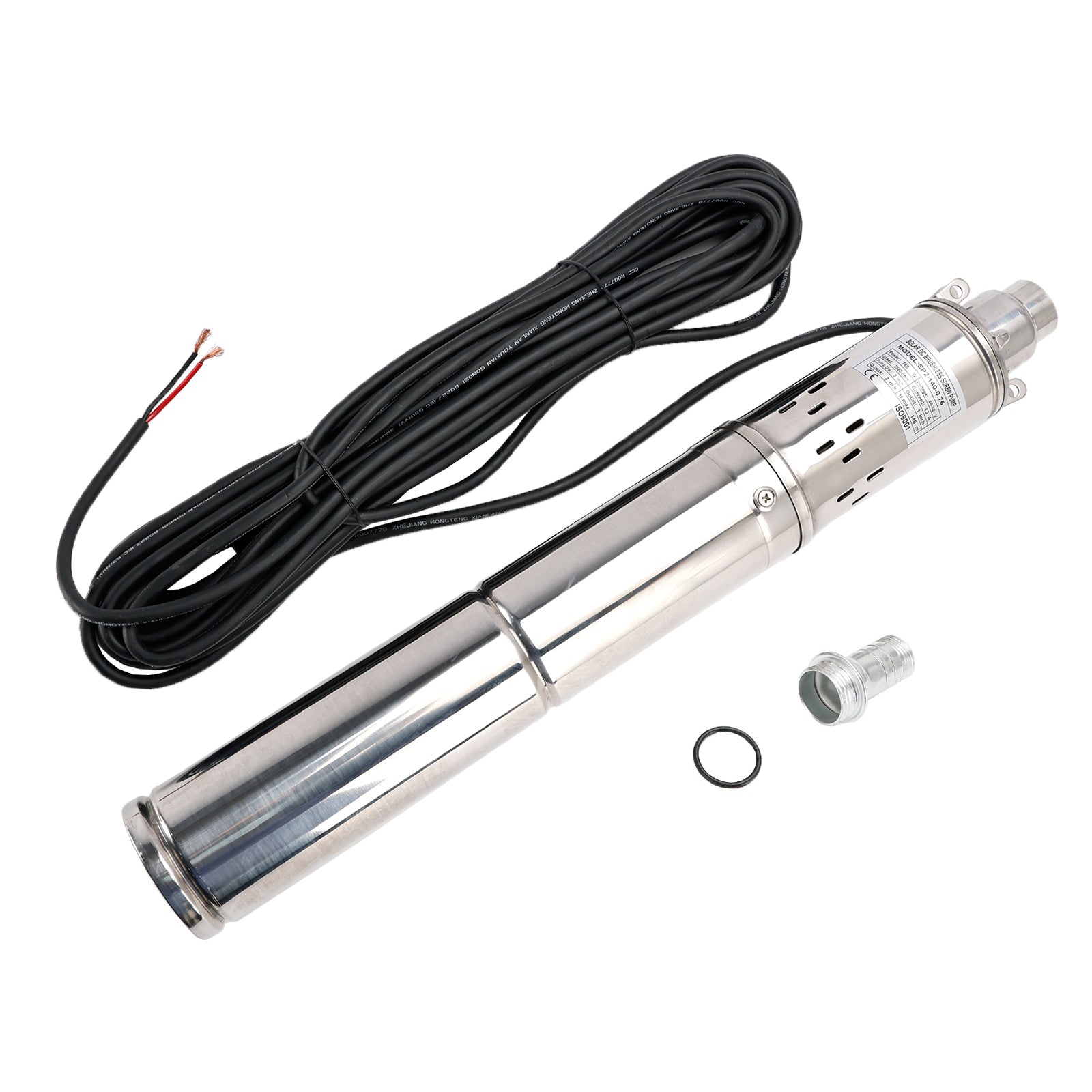 3" 48V 750W MPPT Screw Solar Bore Pump Submersible Deep Well Maximum Head 140M