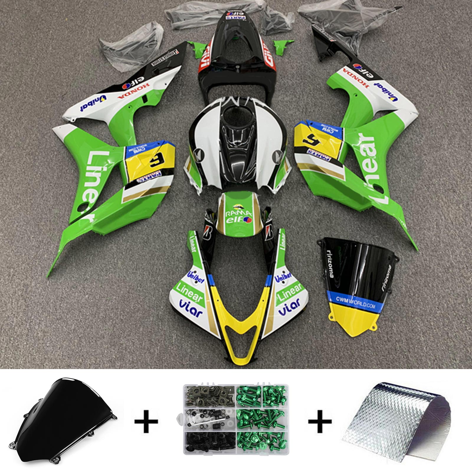 Honda CBR600RR 2007-2008 F5 Kit Carenado Carrocería Plástico ABS