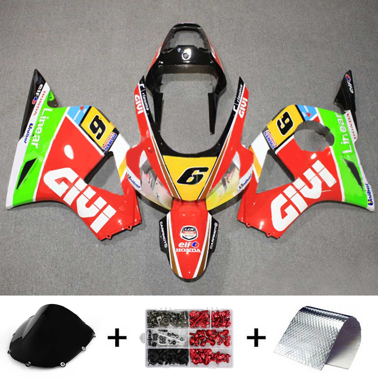 Honda CBR954 2002-2003 Kit Carenado Carrocería Plástico ABS