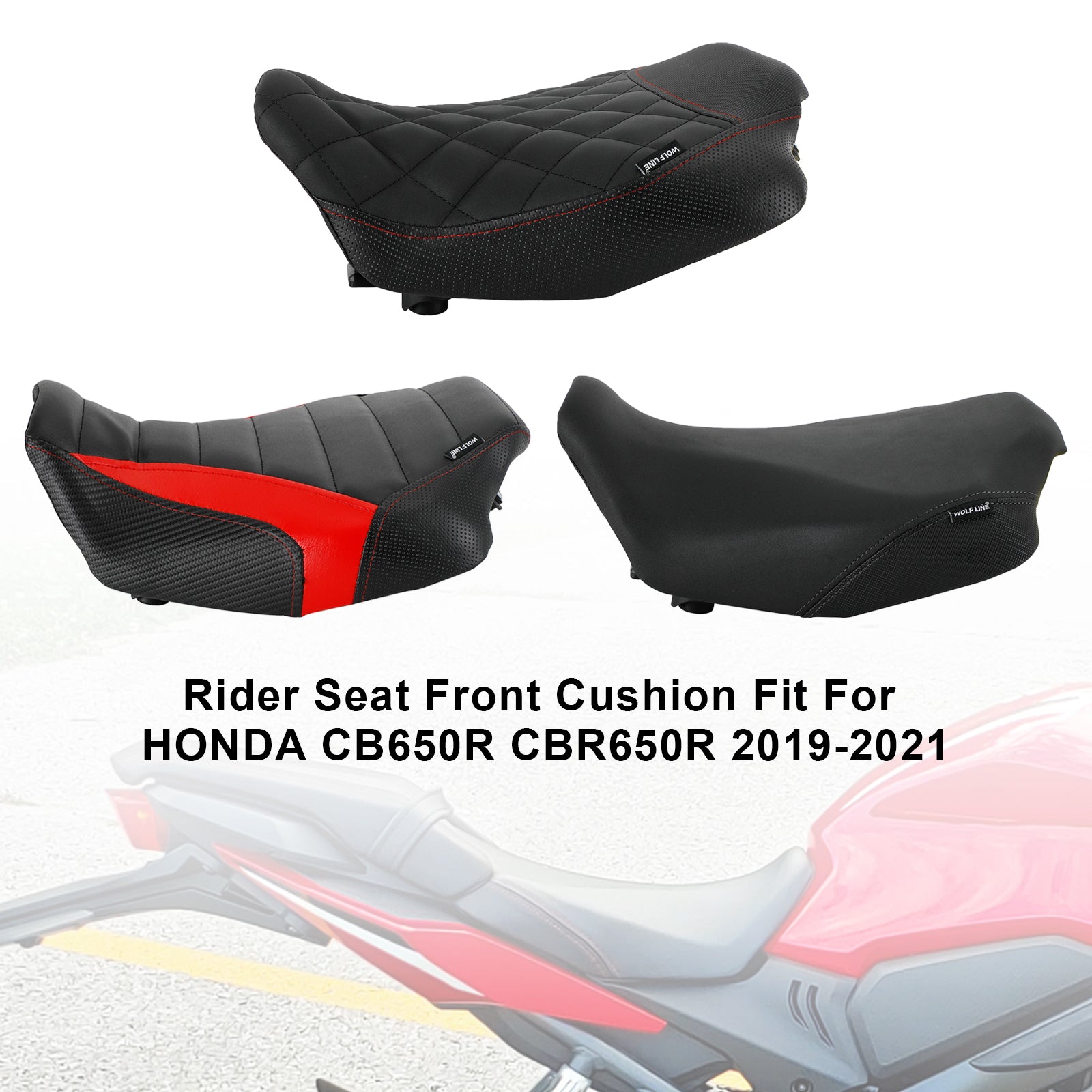 2019-2021 HONDA CB CBR 650R Rider Passenger Seat Front Rear Cushion