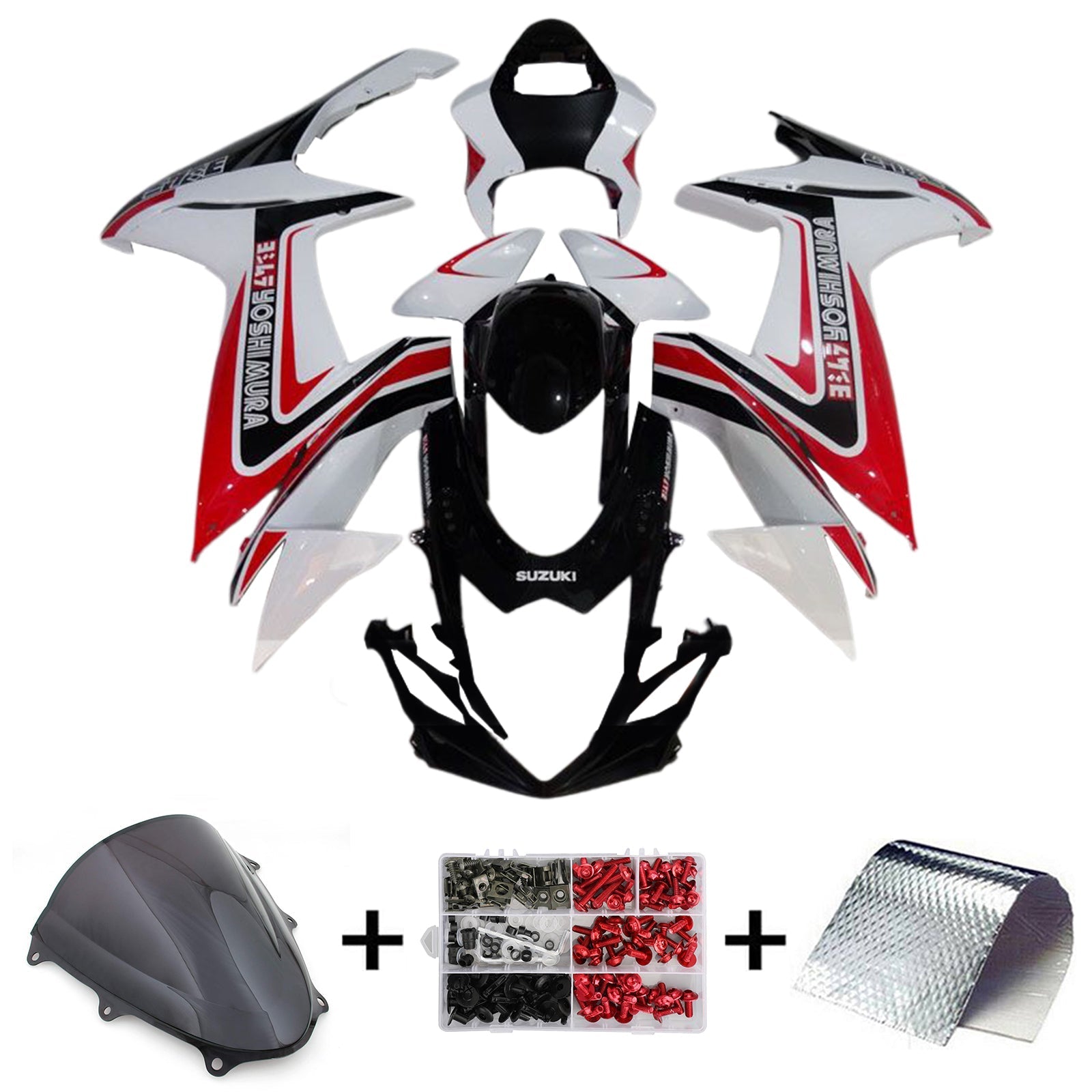 Amotopart Suzuki GSXR 600/750 2011-2024 K11 Fairing Kit Bodywork Plastic ABS