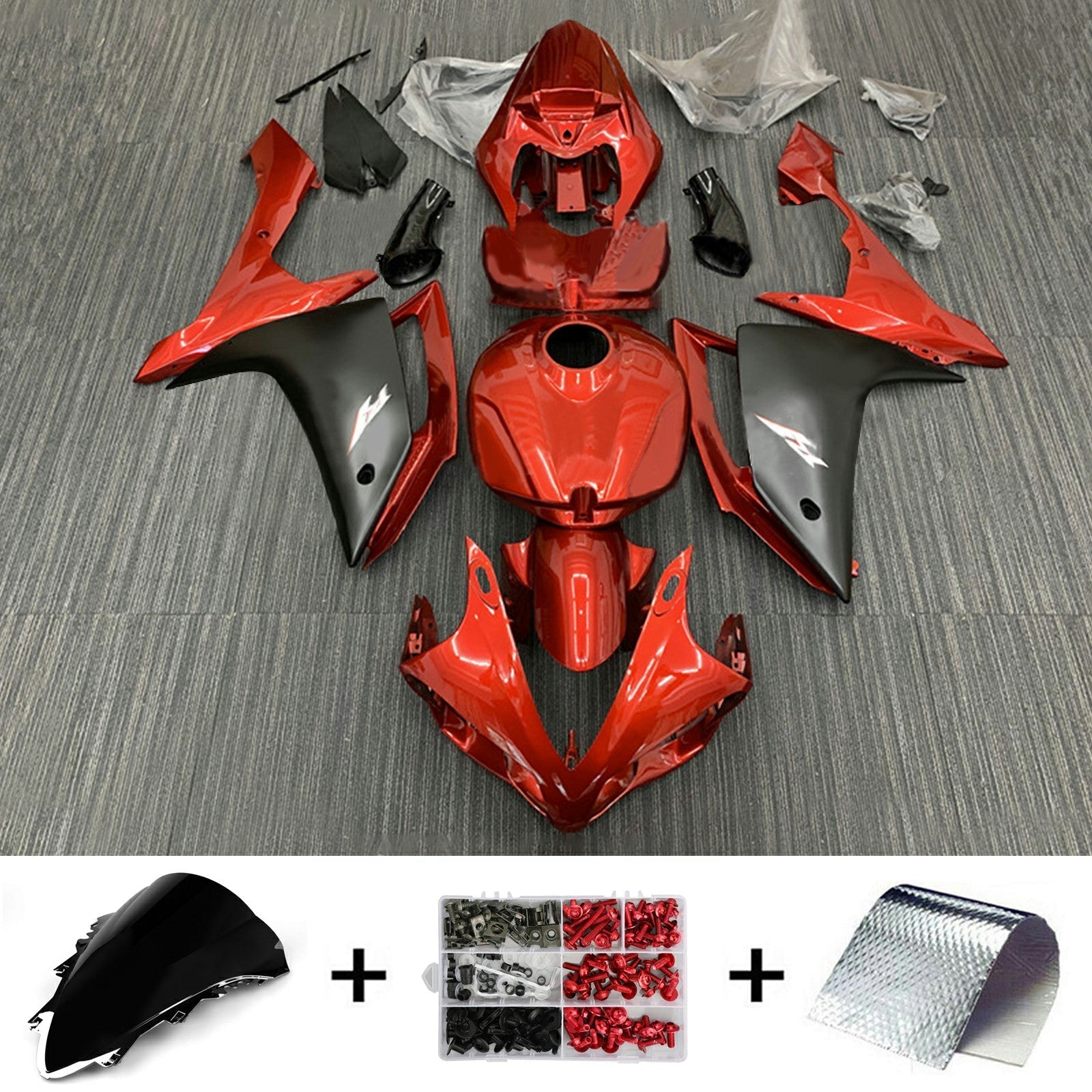 Yamaha YZF 1000 R1 2007-2008 Fairing Kit Bodywork Plastic ABS