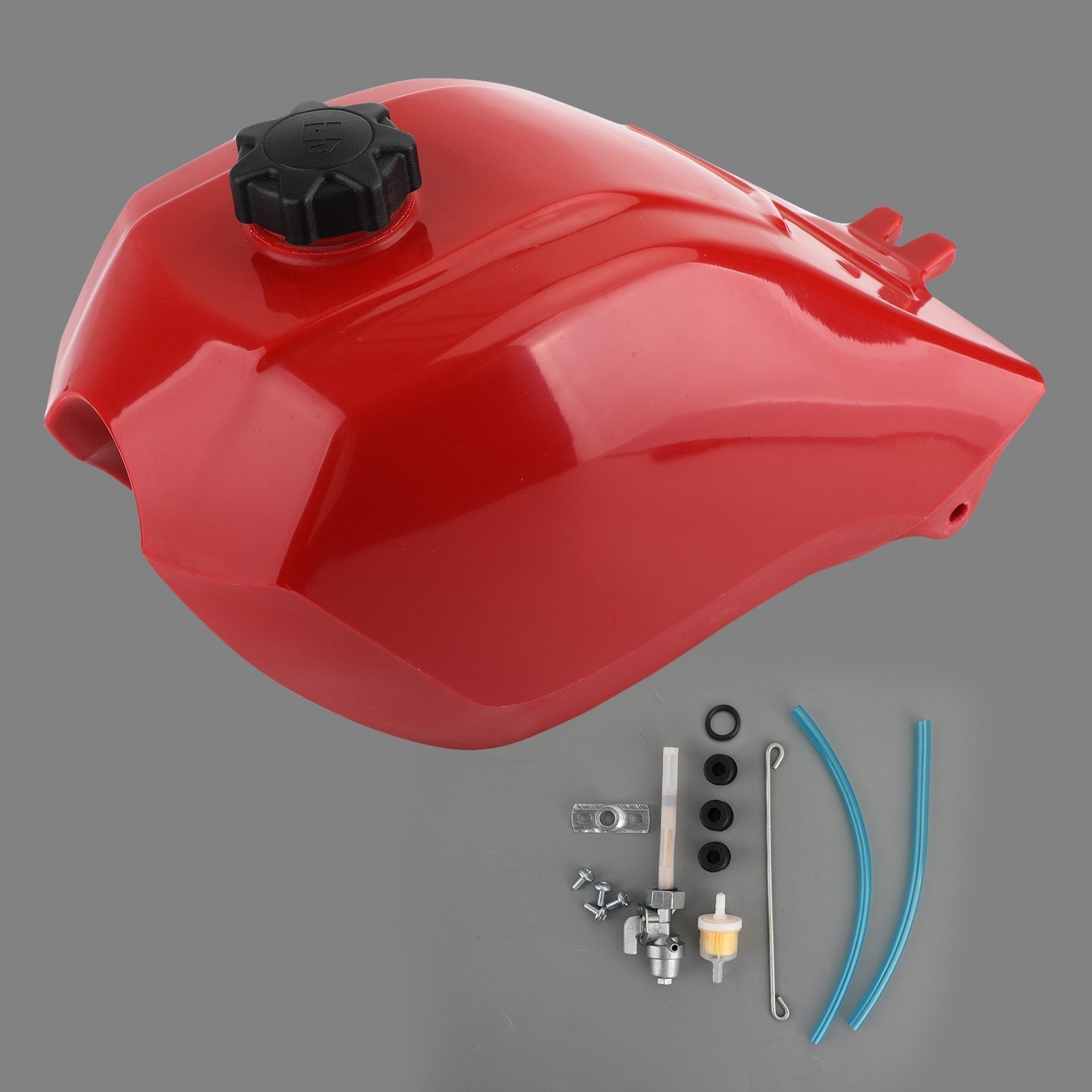 Honda ATC250ES Big Red 250 1985 1986 1987 Three Wheeler New Replacement Plastic Fuel Tank with Gas Cap