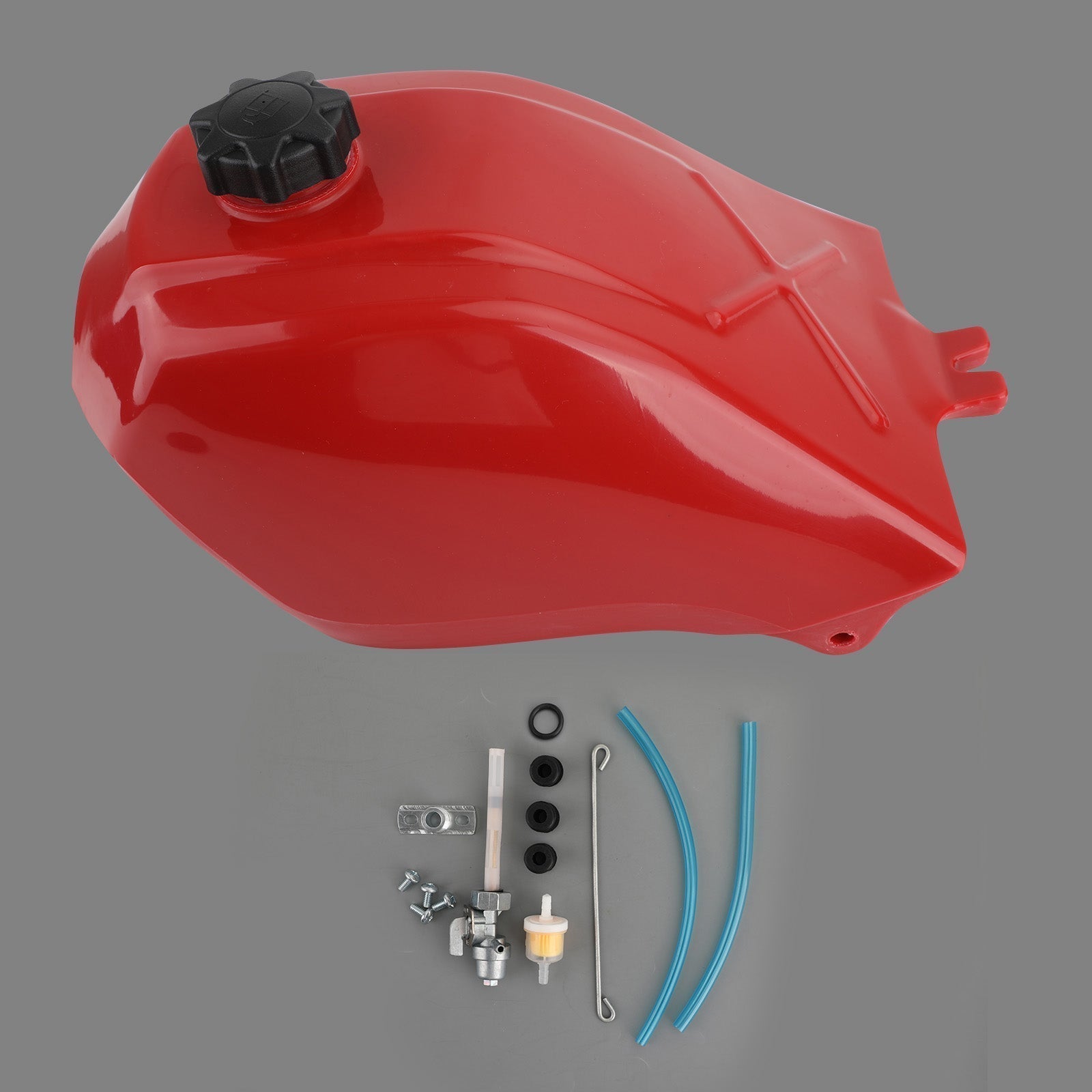 Honda ATC 250 ES Big Red 1985 1986 1987 Fuel Tank Gas Cap Petcock Kit Generic