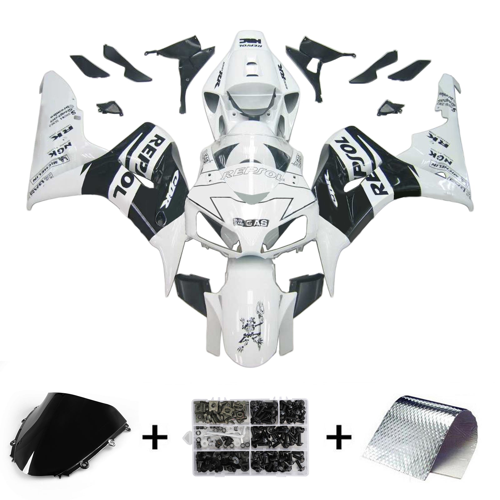 Honda CBR1000RR 2006-2007 Fairing Kit Bodywork Plastic ABS