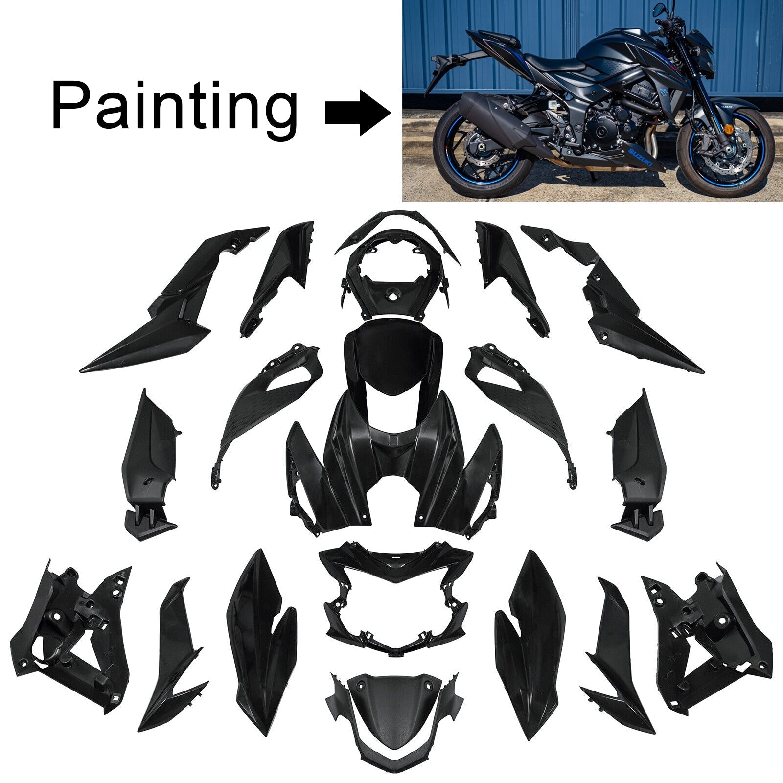 Suzuki GSX-S 750 2017-2021 Fairing Kit Bodywork Plastic ABS