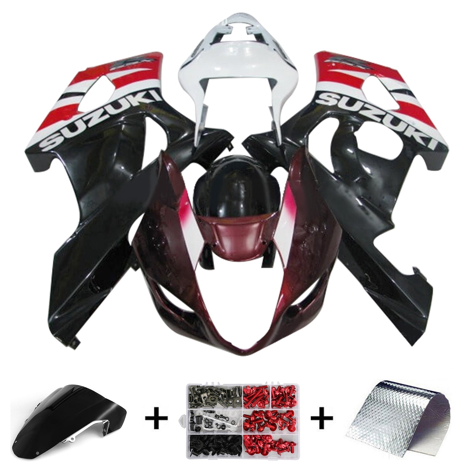 Amotopart Suzuki GSXR1000 2003-2004 K3 Fairing Kit Bodywork Plastic ABS