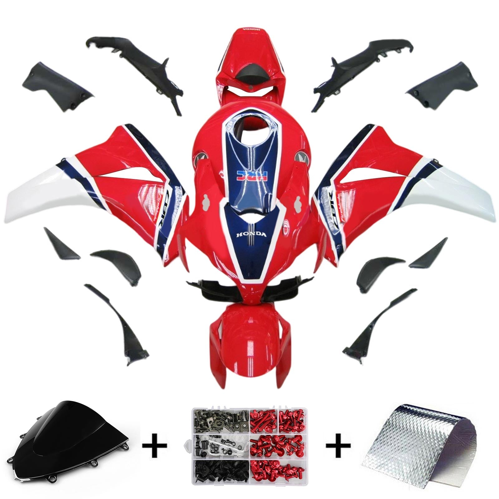 Honda CBR1000RR 2008-2011 Fairing Kit Bodywork Plastic ABS