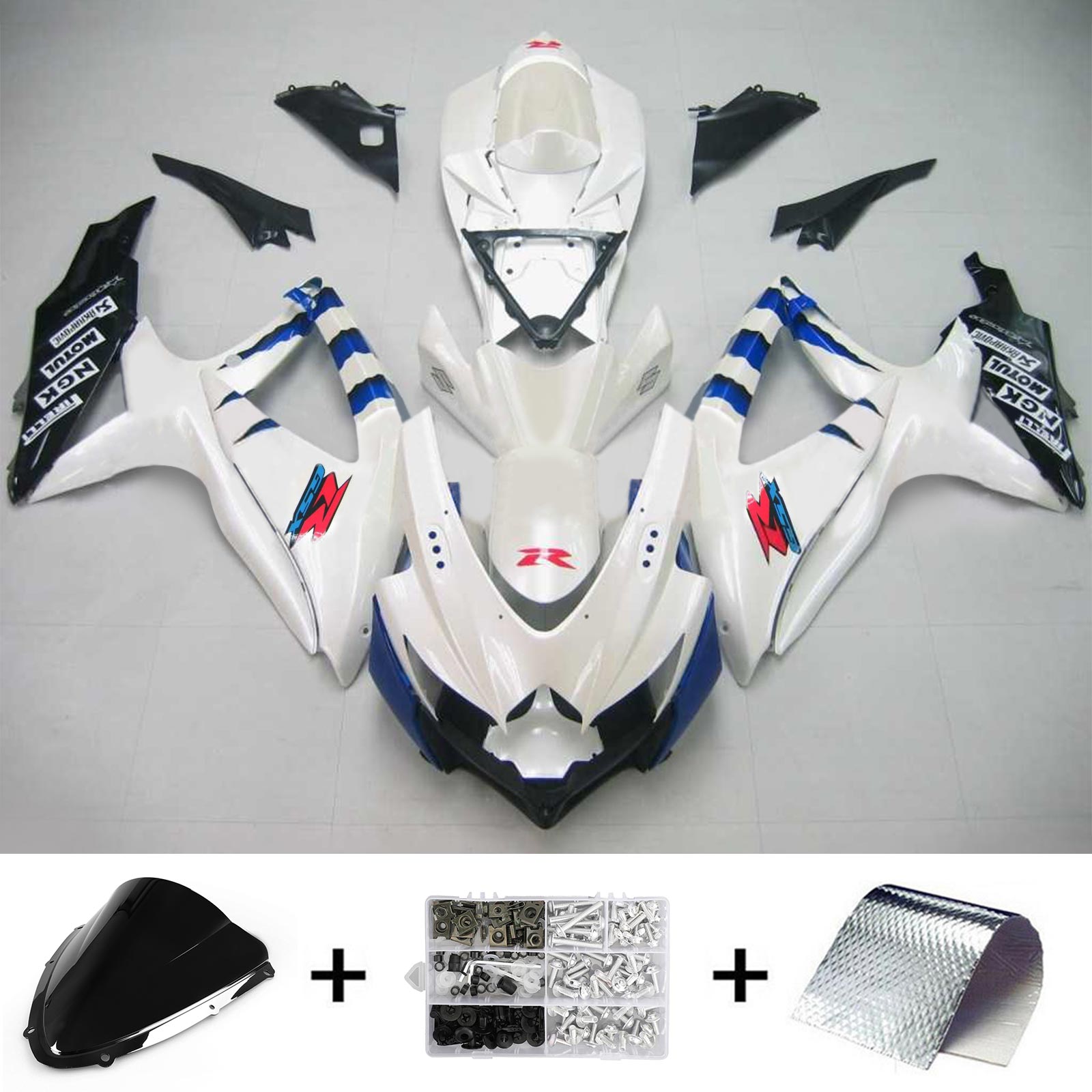 Suzuki GSXR 600/750 2008-2010 Kit Carenado Carrocería Plástico ABS