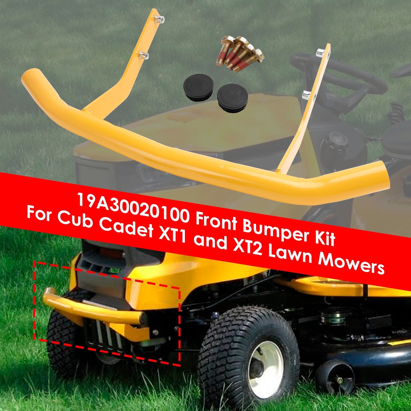 19A30020100 Front Bumper Kit For Cub Cadet XT1 and XT2 Lawn Mowers 2015-