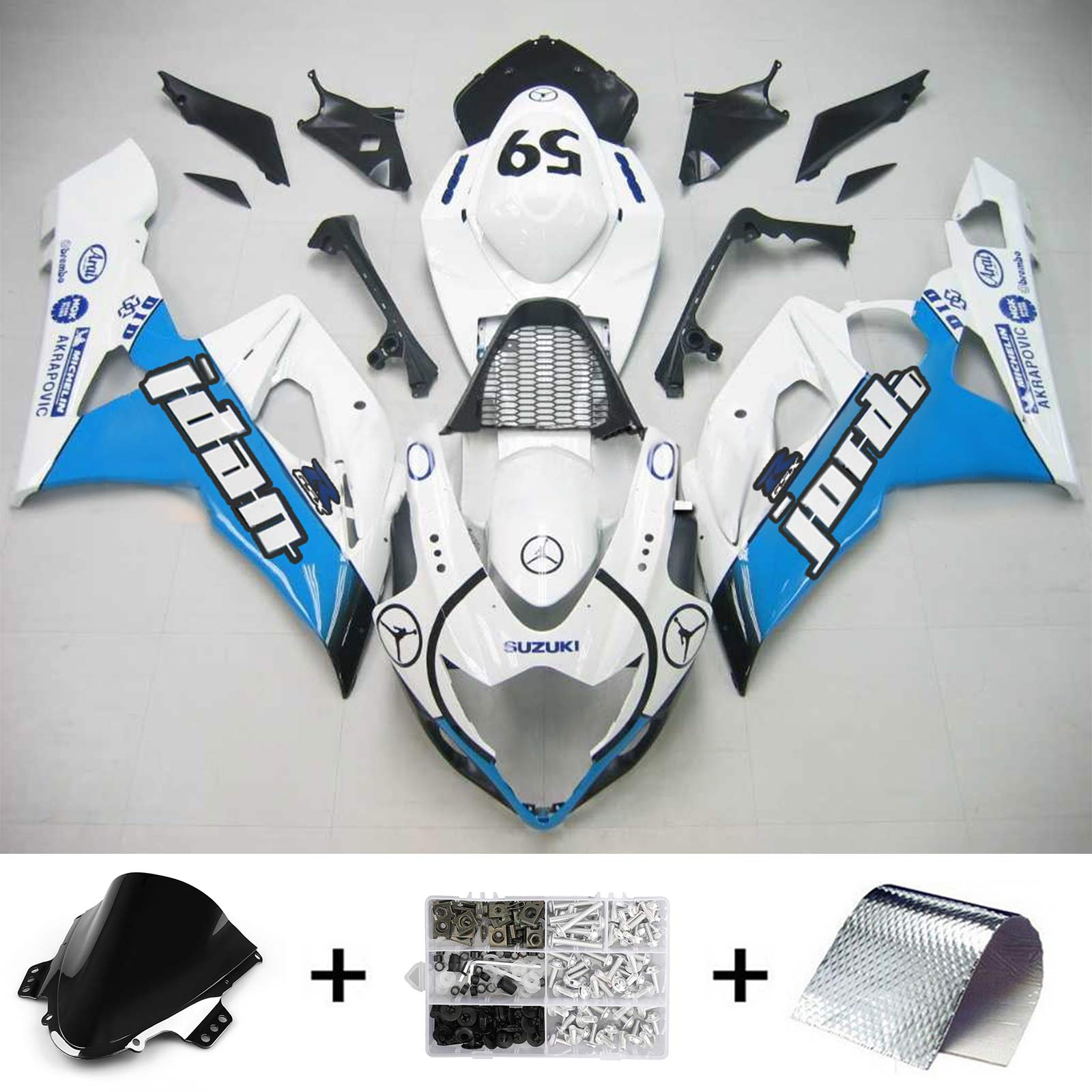 Suzuki GSXR1000 2005-2006 Fairing Kit