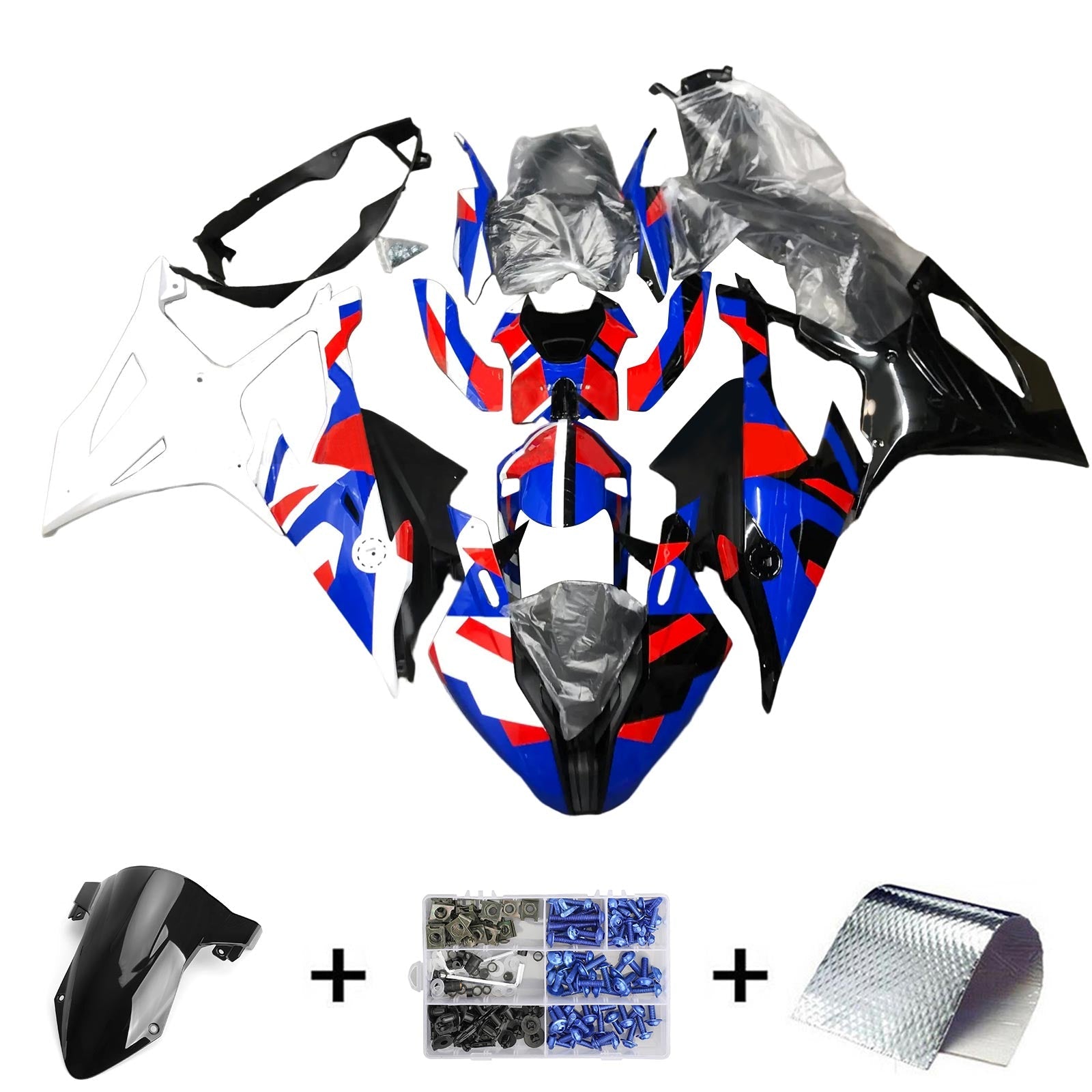 Amotopart BMW M1000RR S1000RR 2019-2022 Kit Carenado Carrocería Plástico ABS