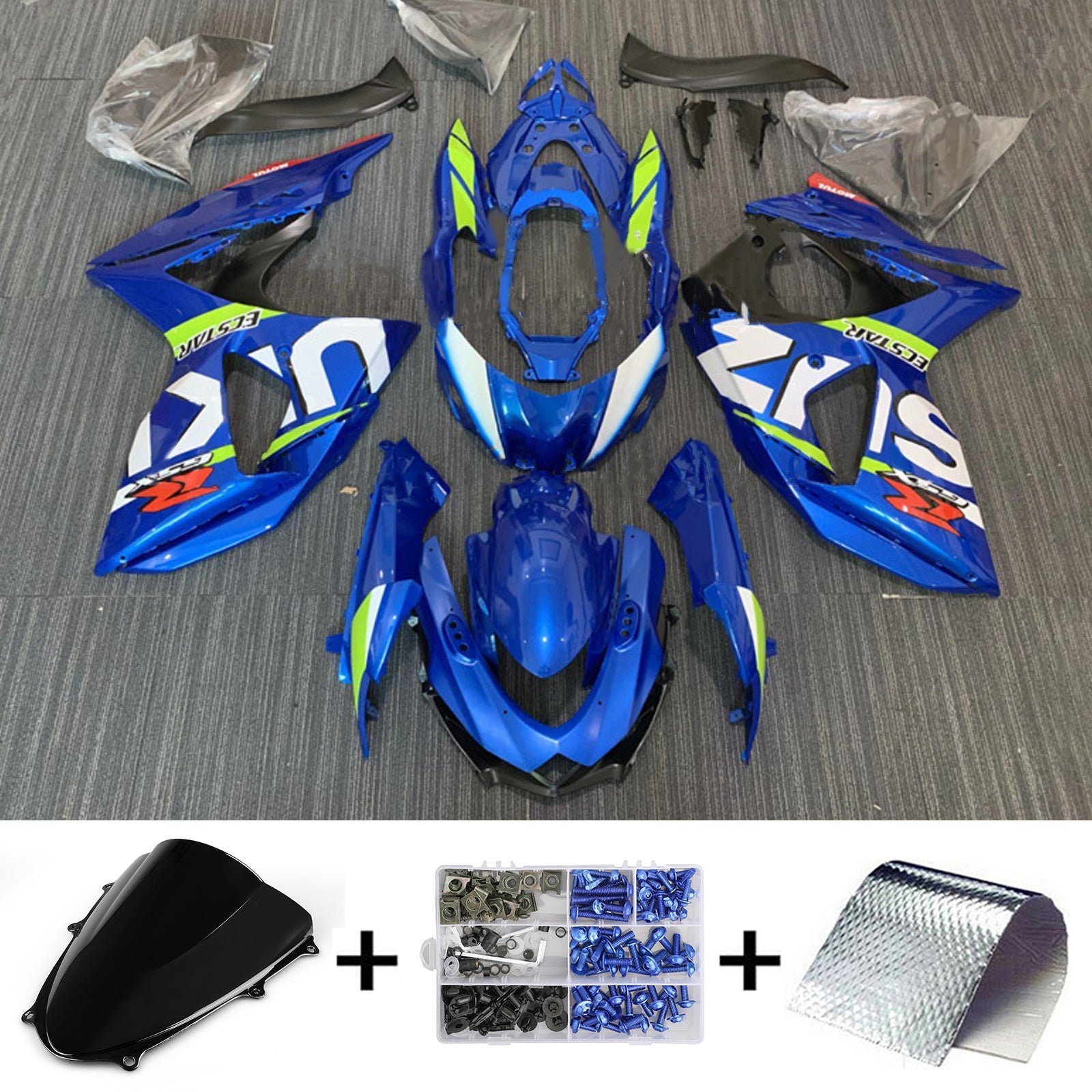 AMotopart Suzuki GSXR1000 2009-2016 K9 Fairing Kit Bodywork Plastic ABS