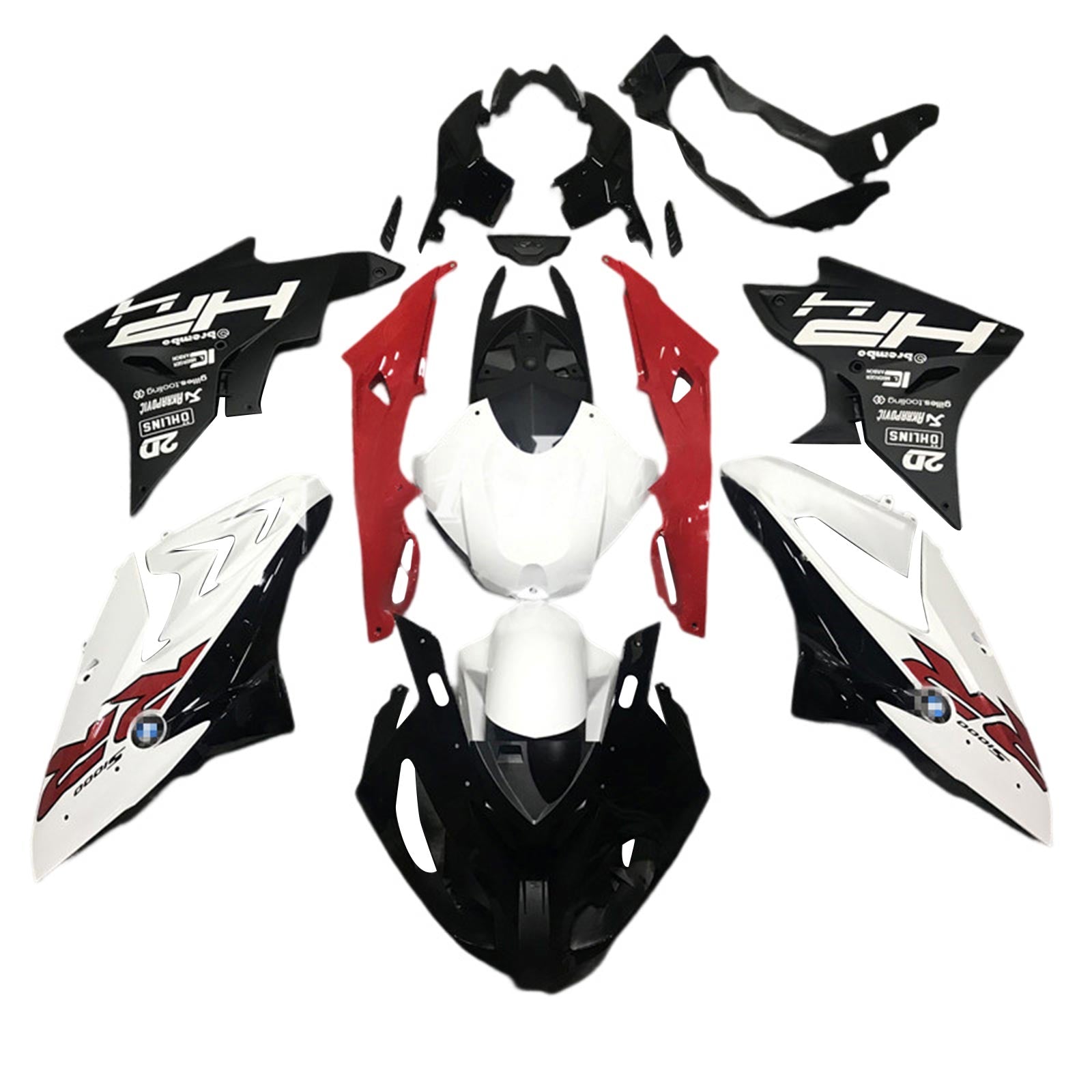 Amotopart BMW S1000RR 2017-2018 Fairing Kit Bodywork Plastic ABS