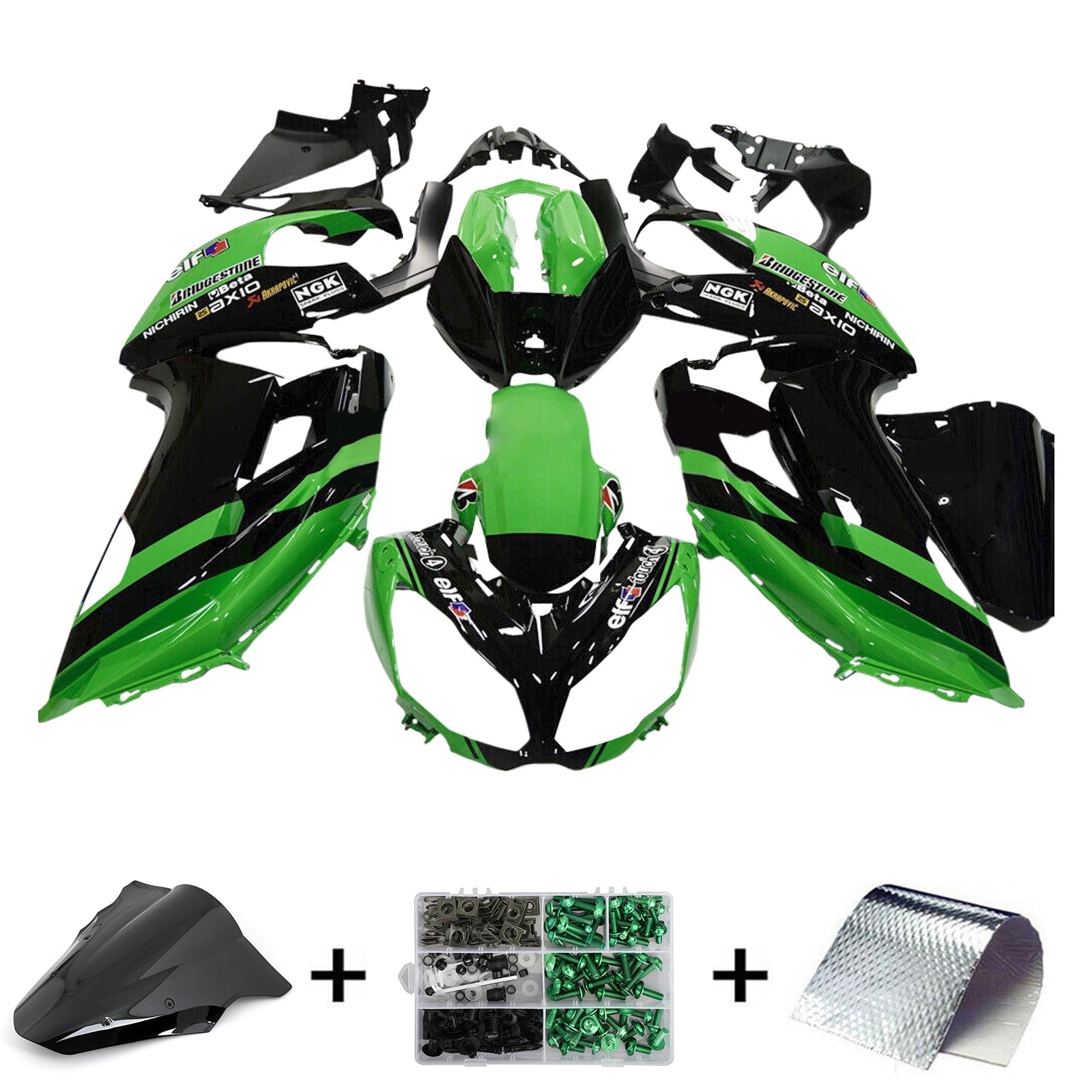 Kawasaki ER6F/Ninja650 2012-2016 Fairing Kit Bodywork Plastic ABS