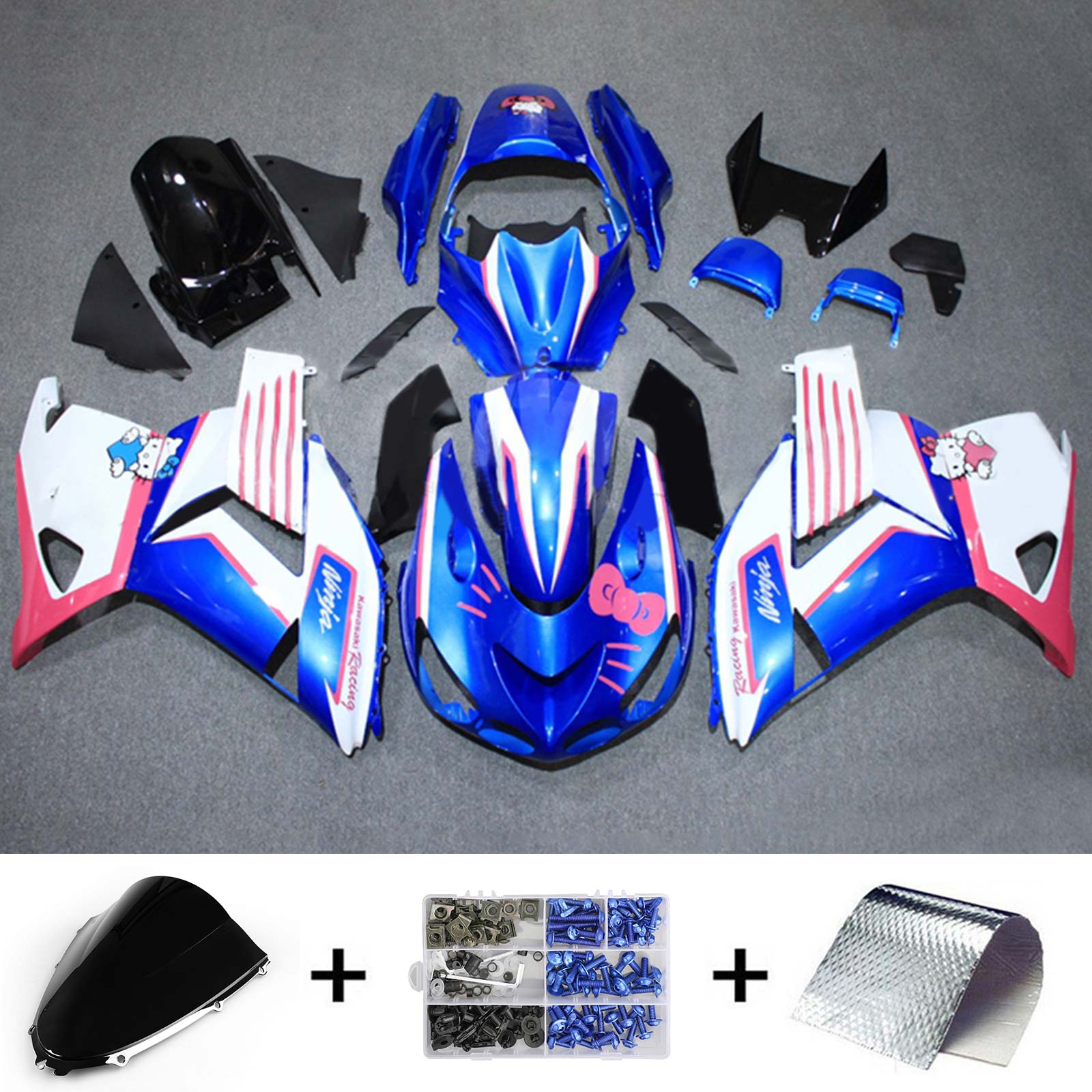 Kit Carenado Kawasaki ZX14R 2006-2011 Carrocería Plástico ABS