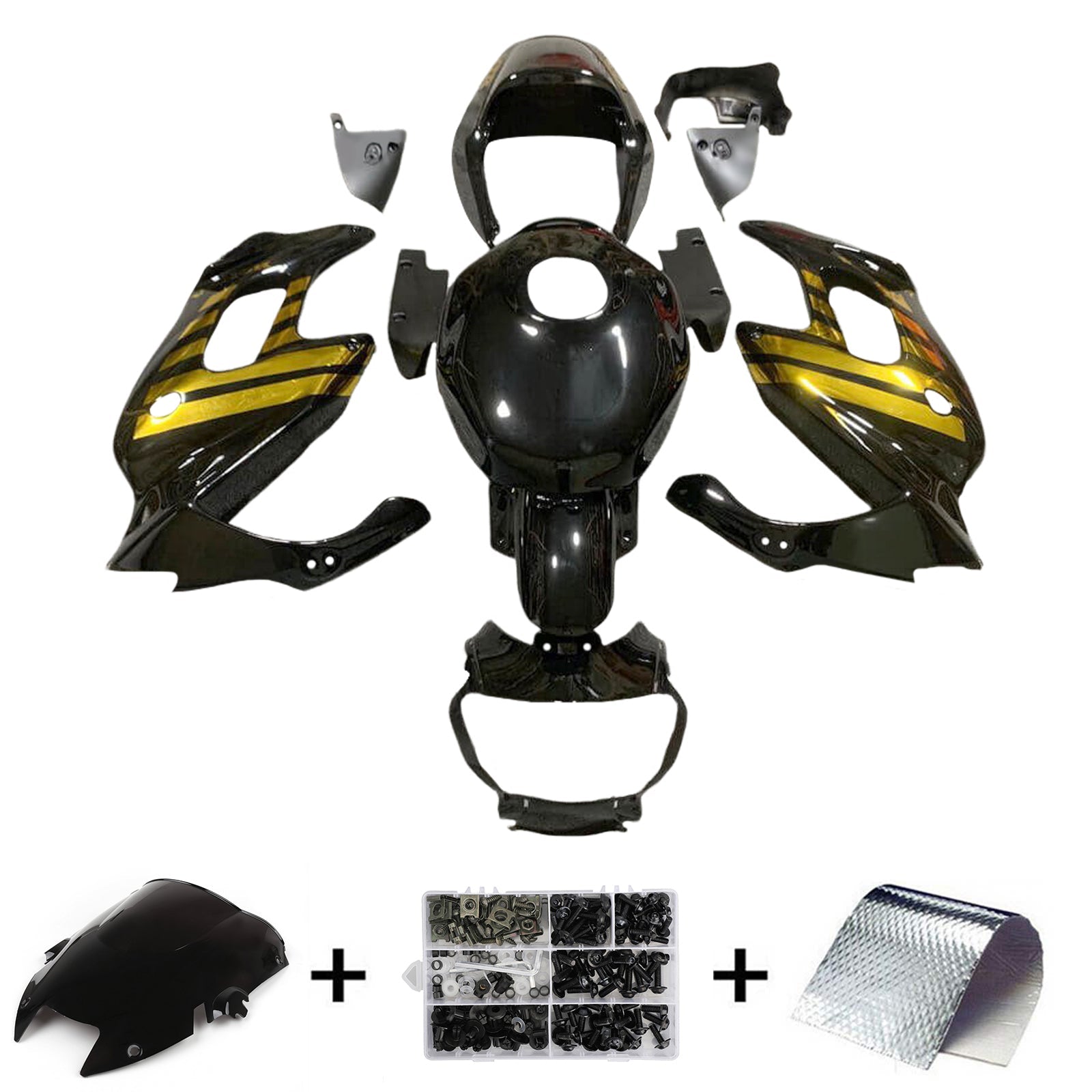 Amotopart Honda VTR1000F 1997-2005 Fairing Kit Bodywork Plastic ABS