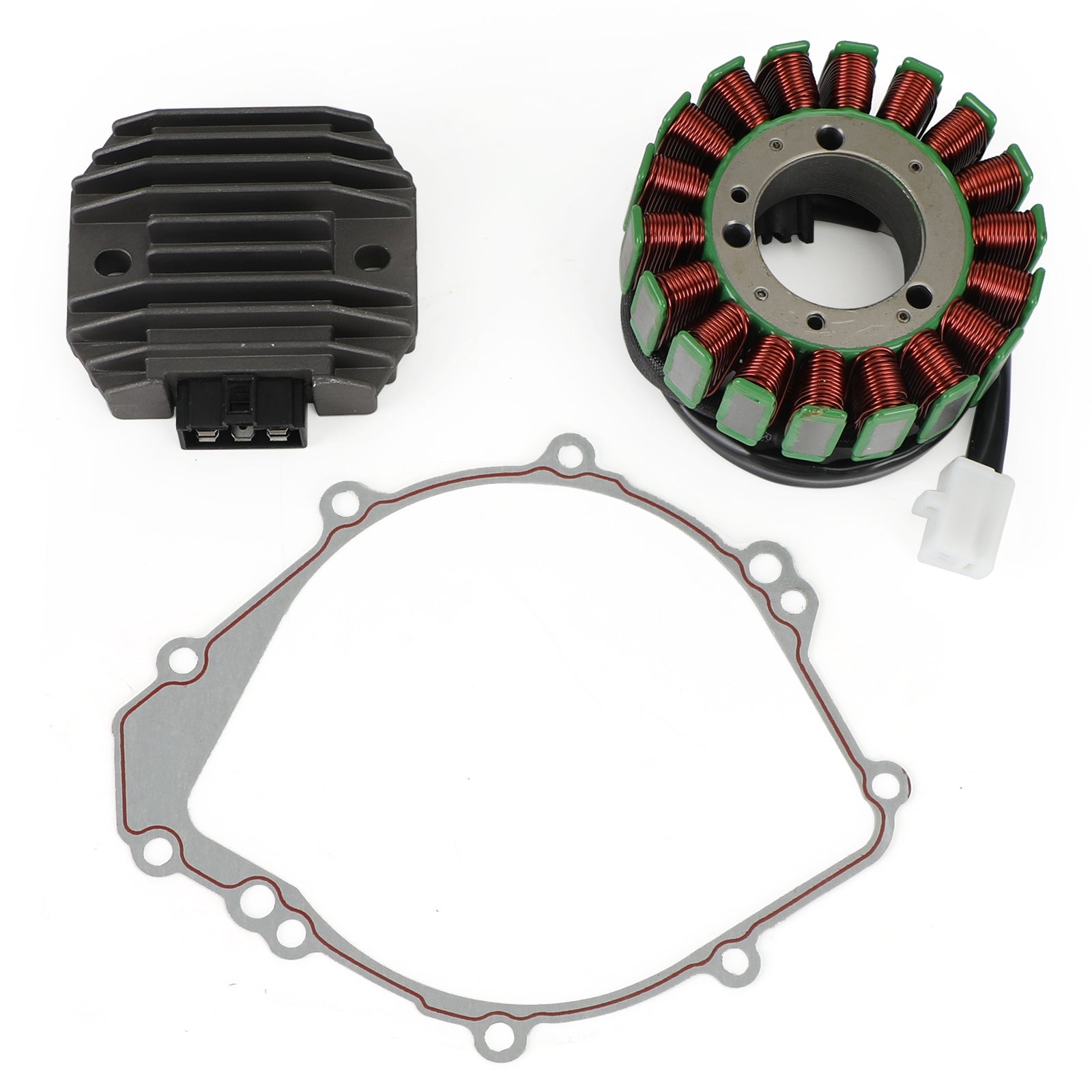 Yamaha YZF R1 YZF-R1 1998-2001 00 99 Magneto Stator+Voltage Rectifier+Gasket Fedex Express