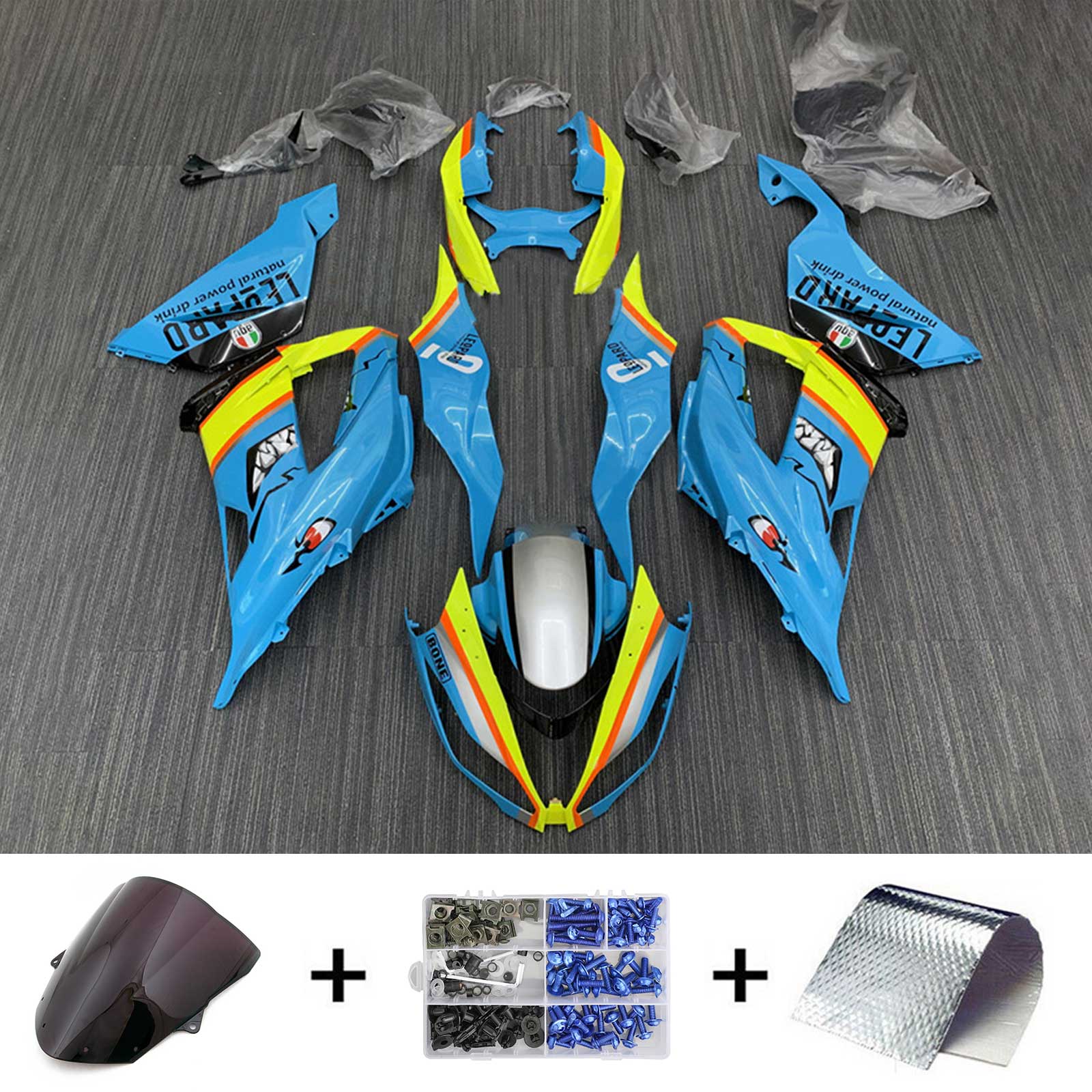 Kawasaki ZX6R 636 2013-2018 Kit Carenado Carrocería Plástico ABS